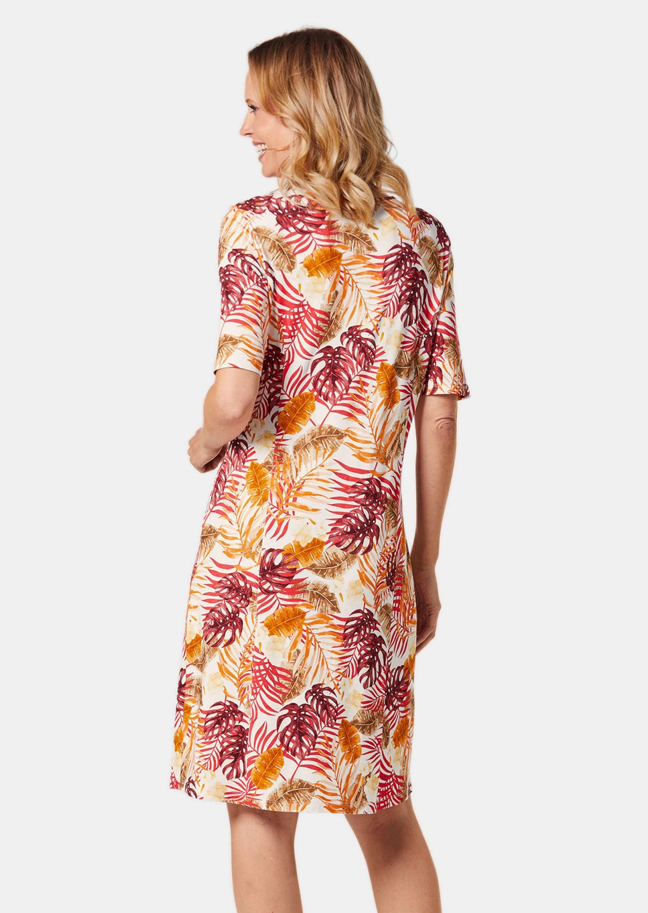 GOLDNER Jerseykleid »Druckkleid Elastisches Jerseykleid mit modischem Druck«