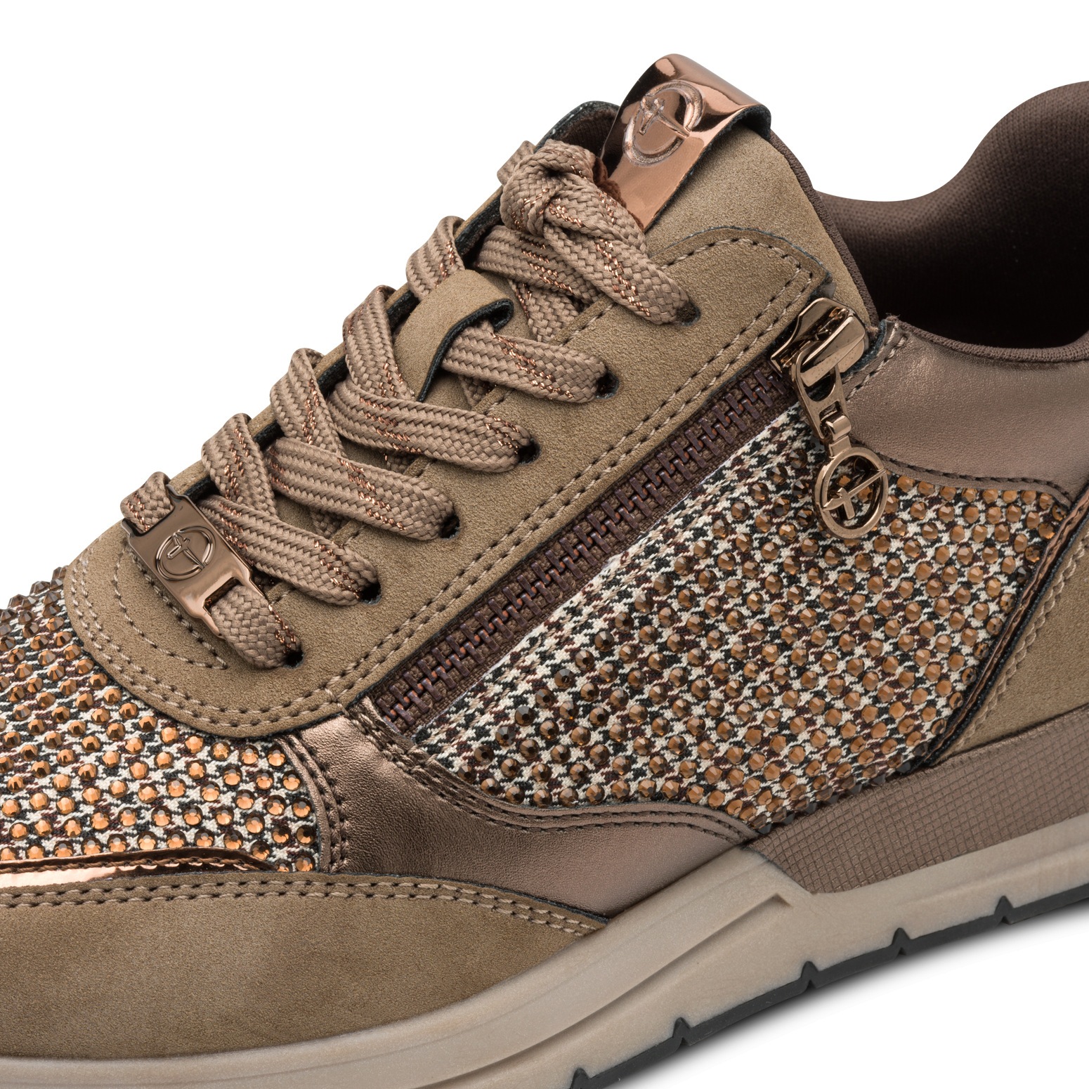 Tamaris Plateausneaker, Freizeitschuh, Halbschuh, Schnürschuh in veganer Verarbeitung