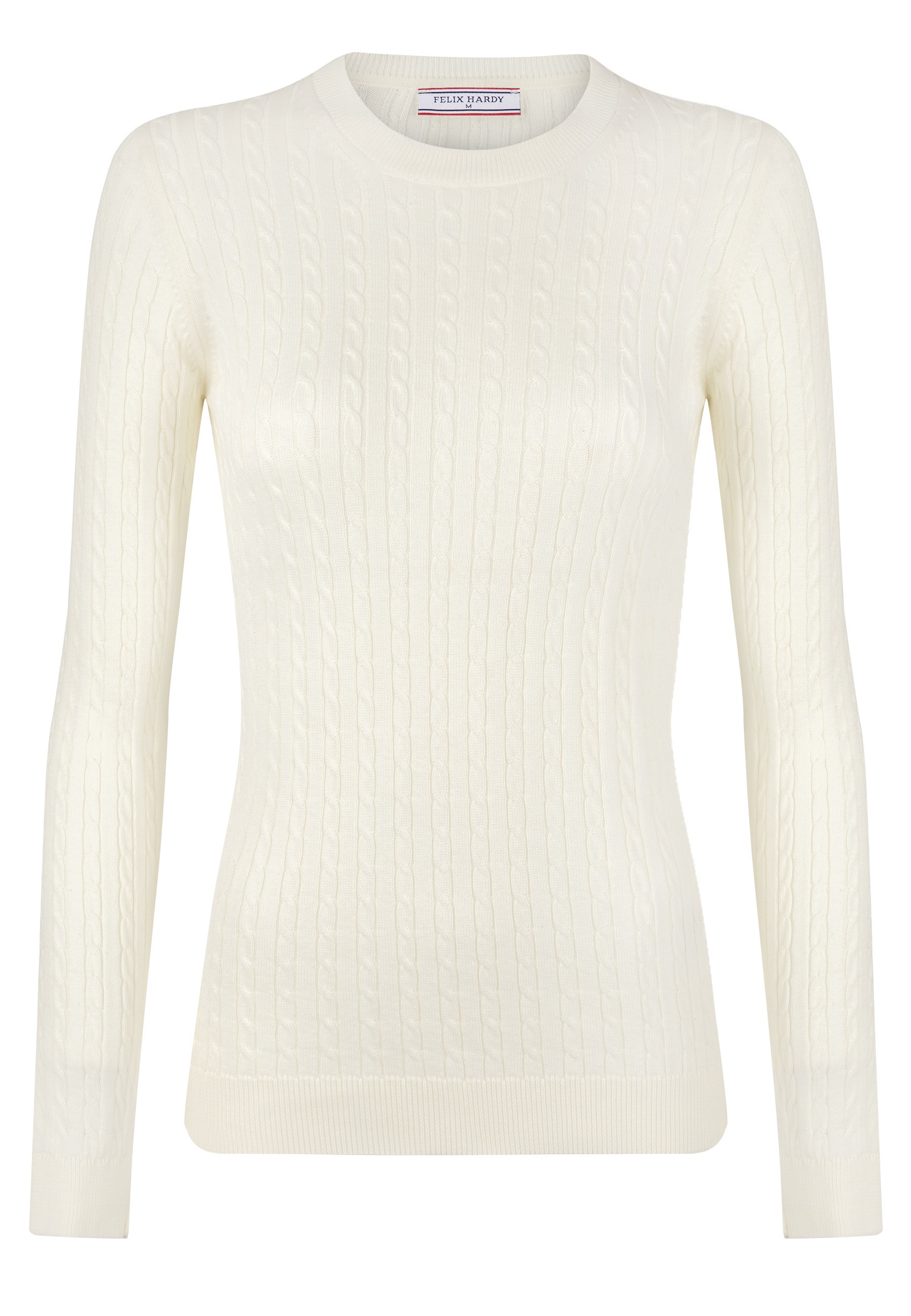 Felix Hardy Rundhalspullover »Zopfmuster Pullover mit Rundhals«