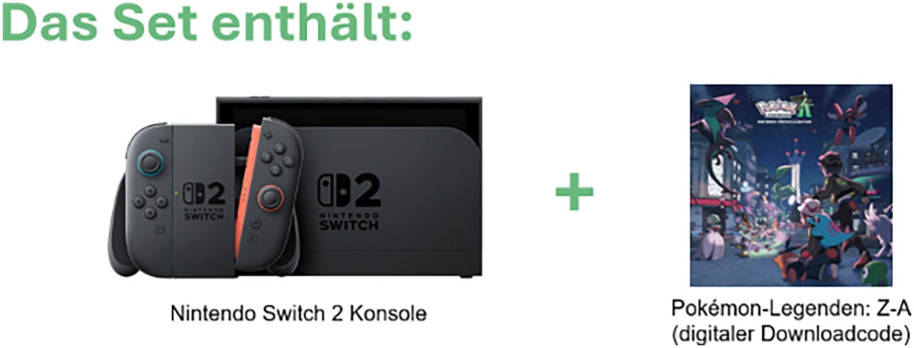 Nintendo Switch 2 Konsolen-Set »Switch 2 + Pokemon-Legenden: Z-A«