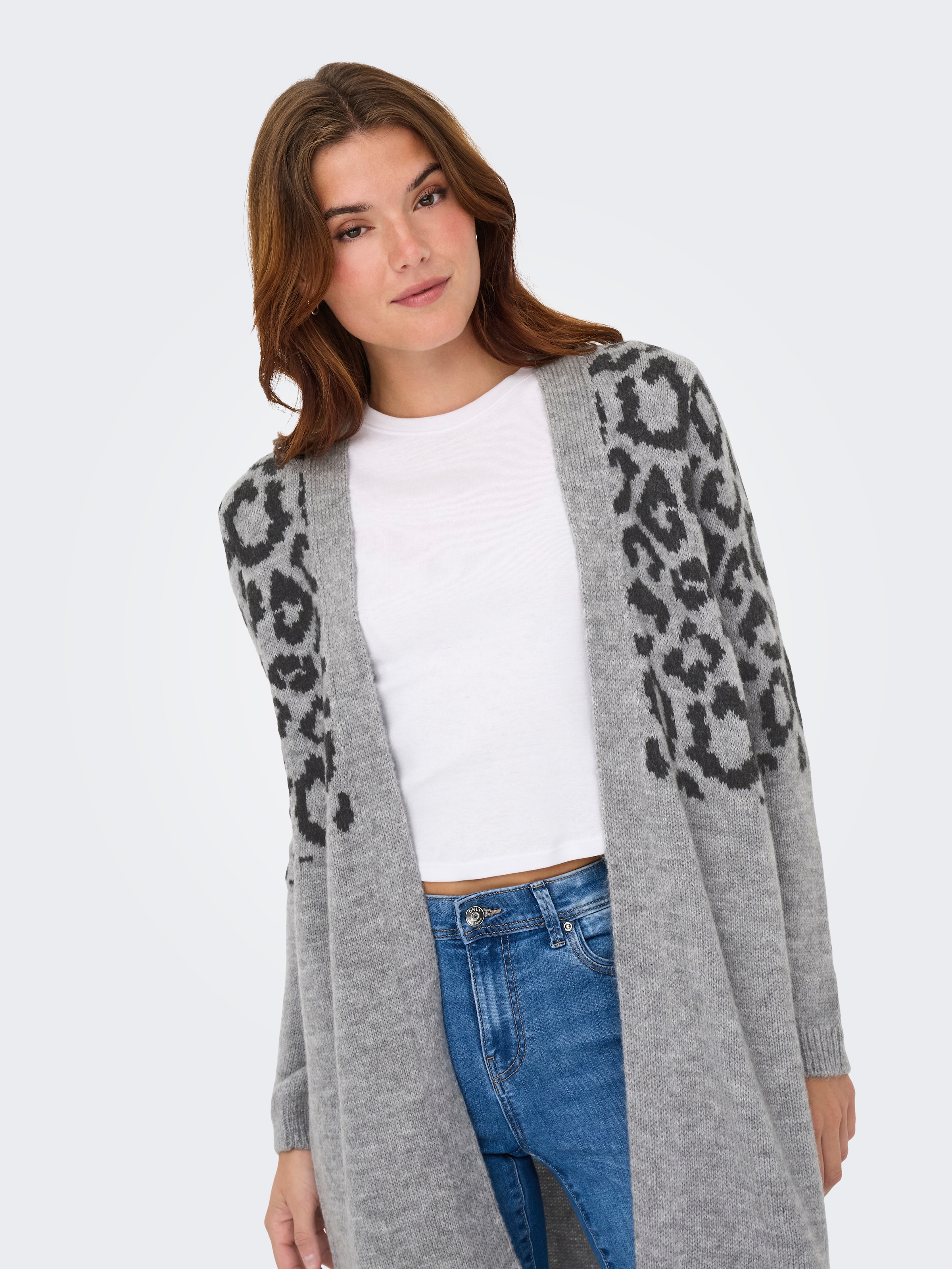 ONLY Strickjacke »ONLJADE ANIMAL LS CARDIGAN CC KNT«
