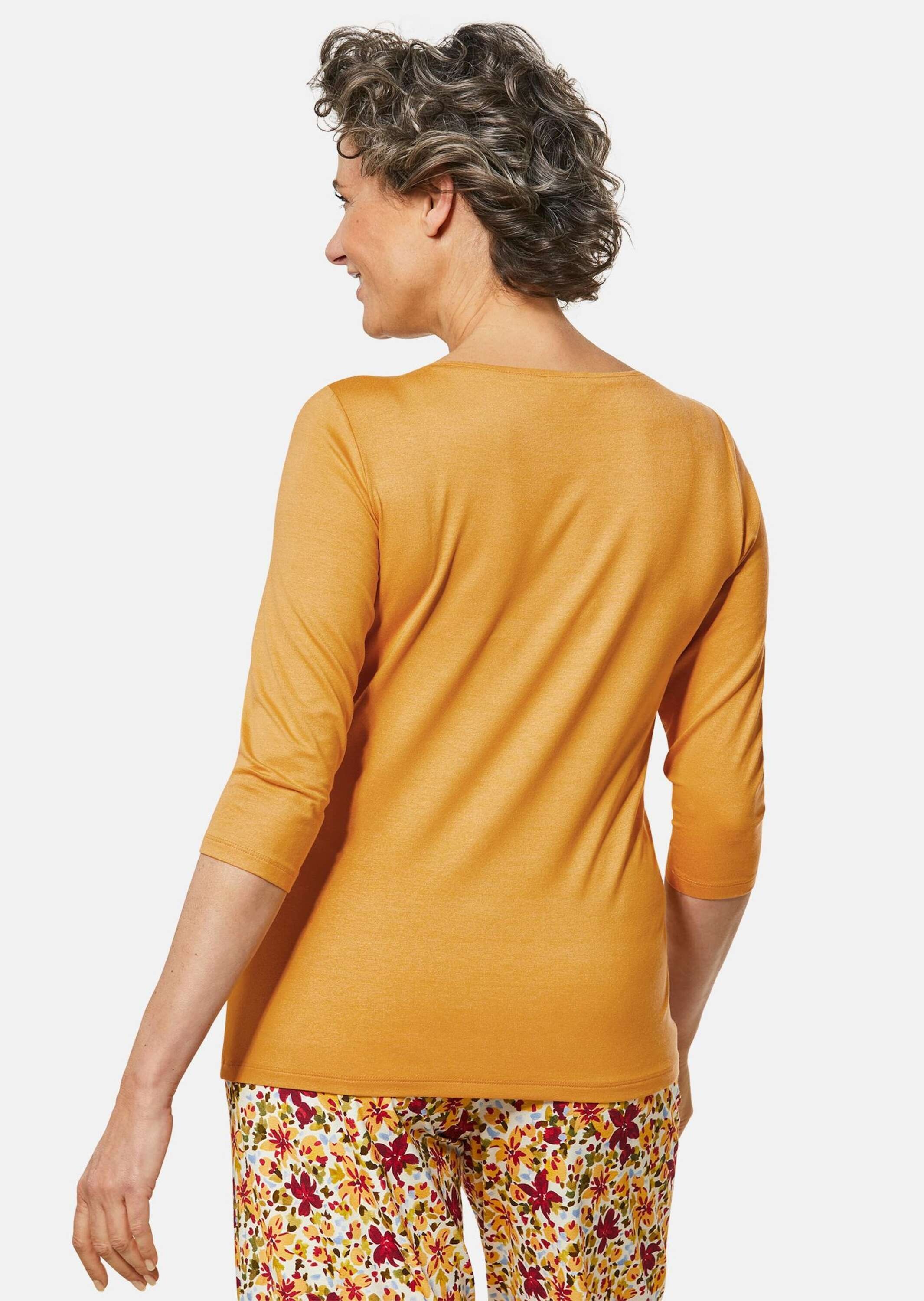 GOLDNER 3/4-Arm-Shirt »Shirt Trageangenehmes Viskoseshirt mit Elasthan«
