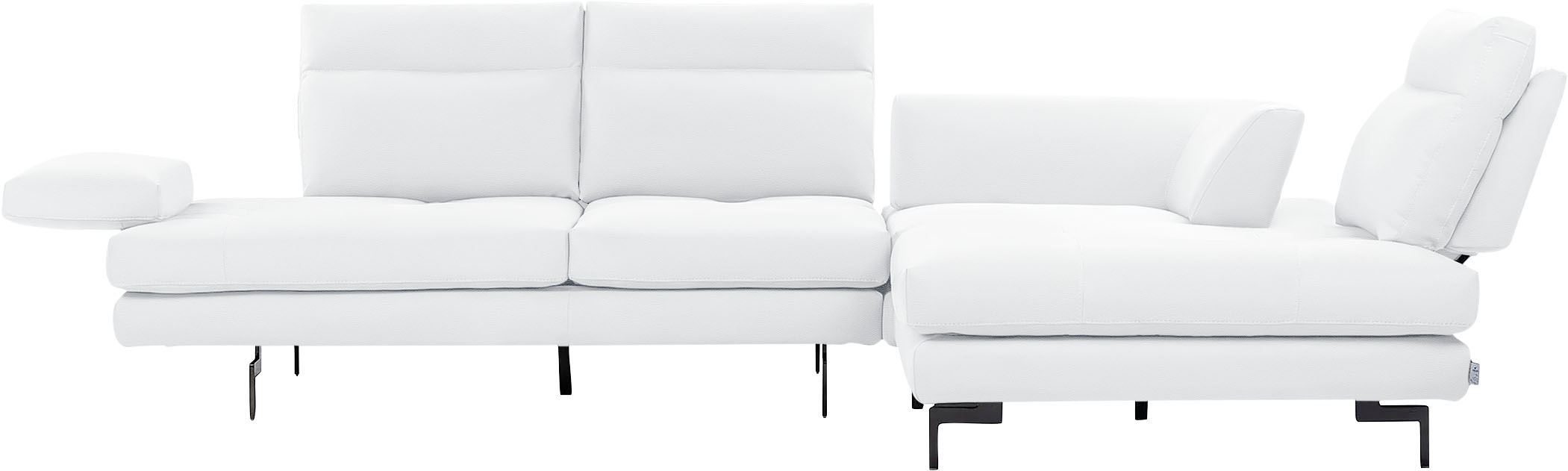 CALIA ITALIA Ecksofa "Toby Wing, Komfortsofa mit Sitzkomfort der Extraklass günstig online kaufen