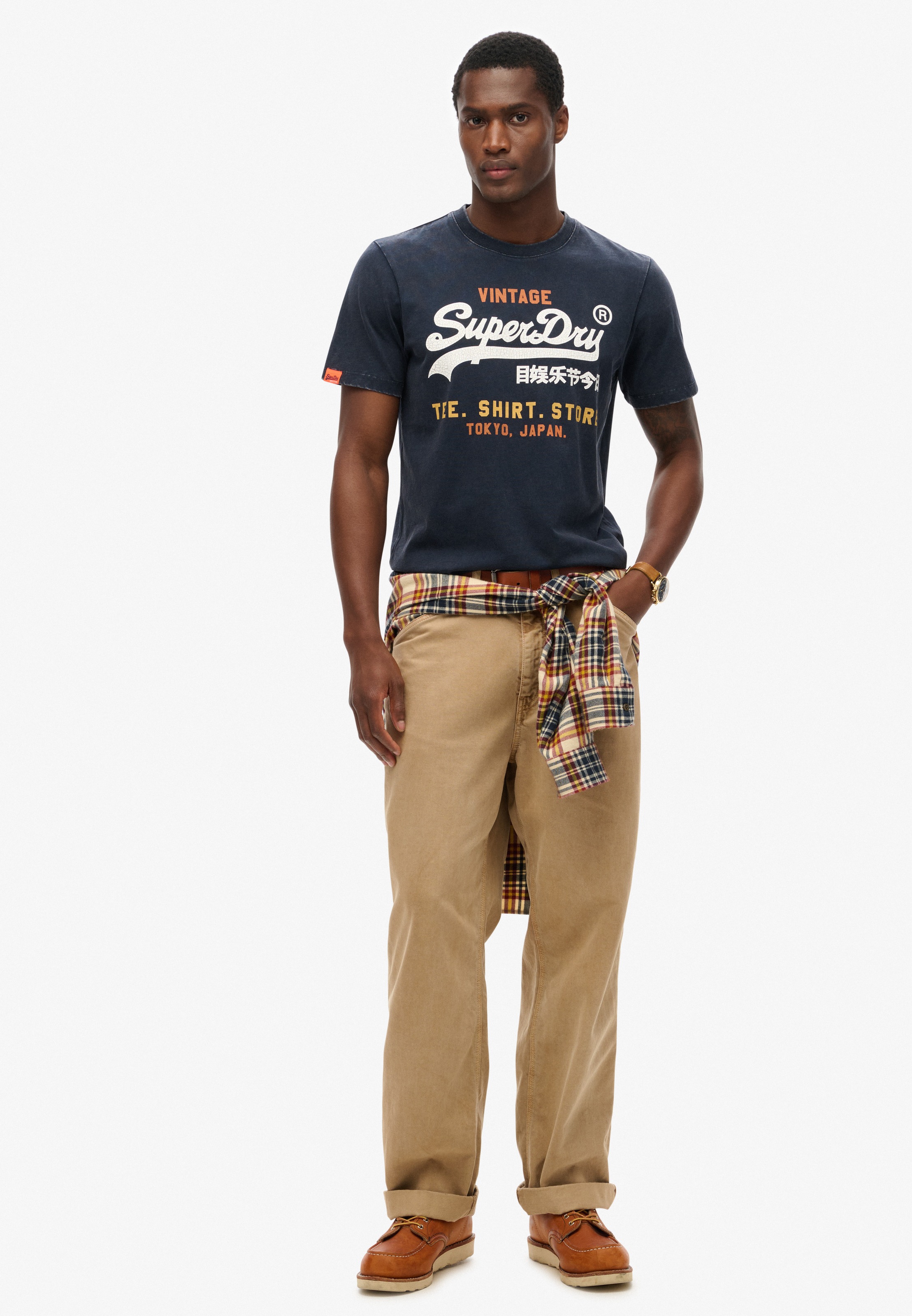Superdry Rundhalsshirt »VL CALI RELAXED TEE«