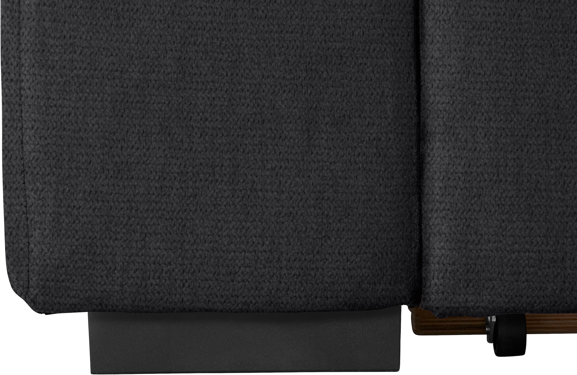 COTTA Ecksofa »Lola L-Form mit Kopfteilfunktion & Hocker«, (Set, mit Hocker), wahlweise mit Bettfunktion, Bettkasten & Armteilverstellung