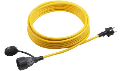 Verlängerungskabel »25 m Kabel - gelb - Gummischlauchleitung - Kältebeständig«, Typ F...