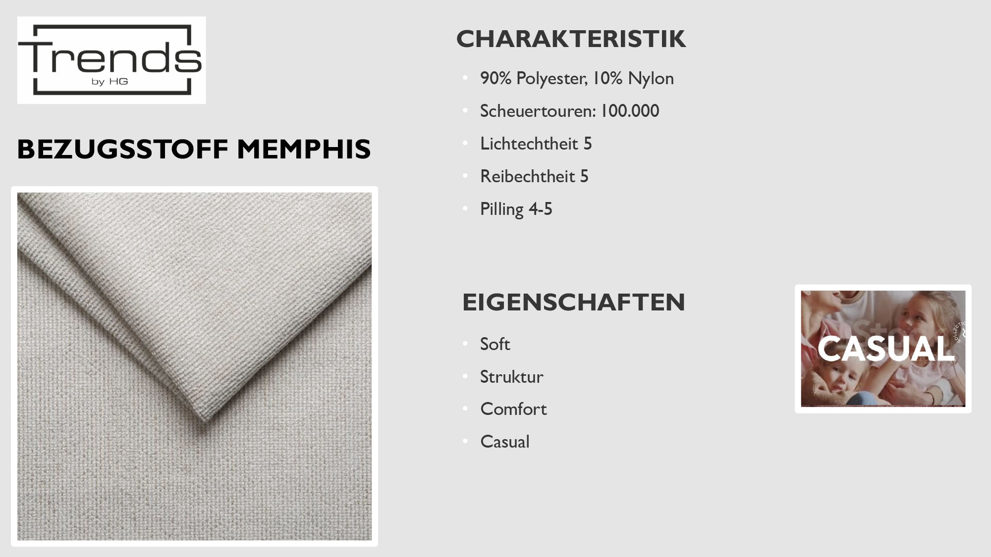 Trends by HG Ecksofa »Summer« hochwertiger Stoff mit edlem Metallfuß