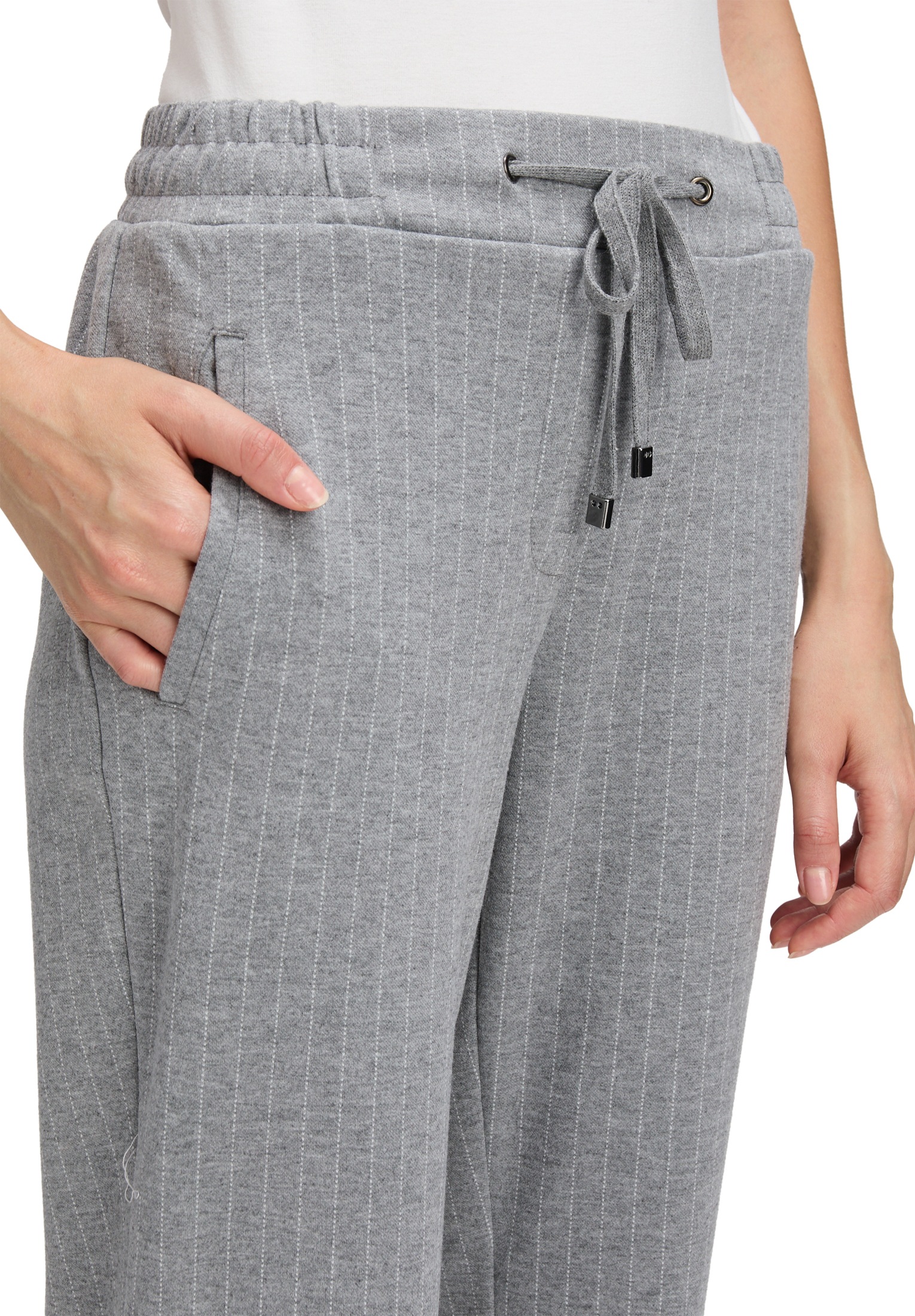 Betty&Co Stretch-Hose »Damen Stretch-Hose mit Nadelstreifen«