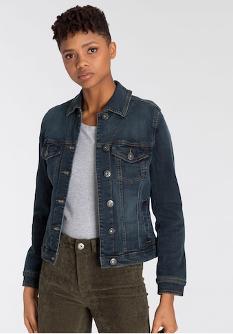 Arizona Jeansjacke, aus elastischem Denim im klassischem Stil kaufen