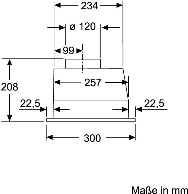 NEFF Deckenhaube »D51NAA1C0« Serie N 30