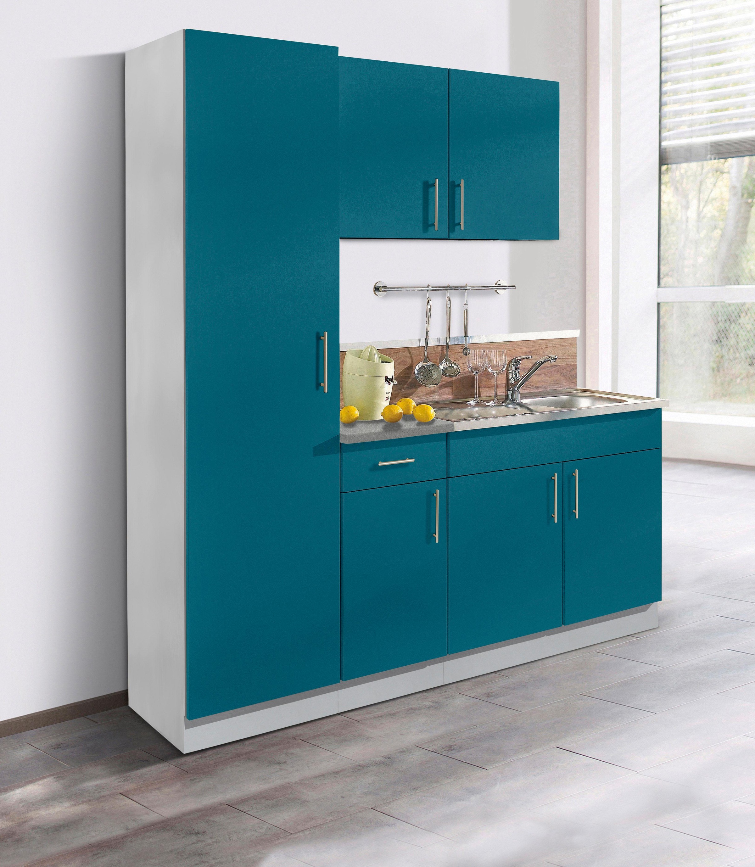 wiho Küchen | 60 Tiefe Küchenblock kaufen 190 cm E-Geräte, ohne Breite BAUR cm, »Kiel«