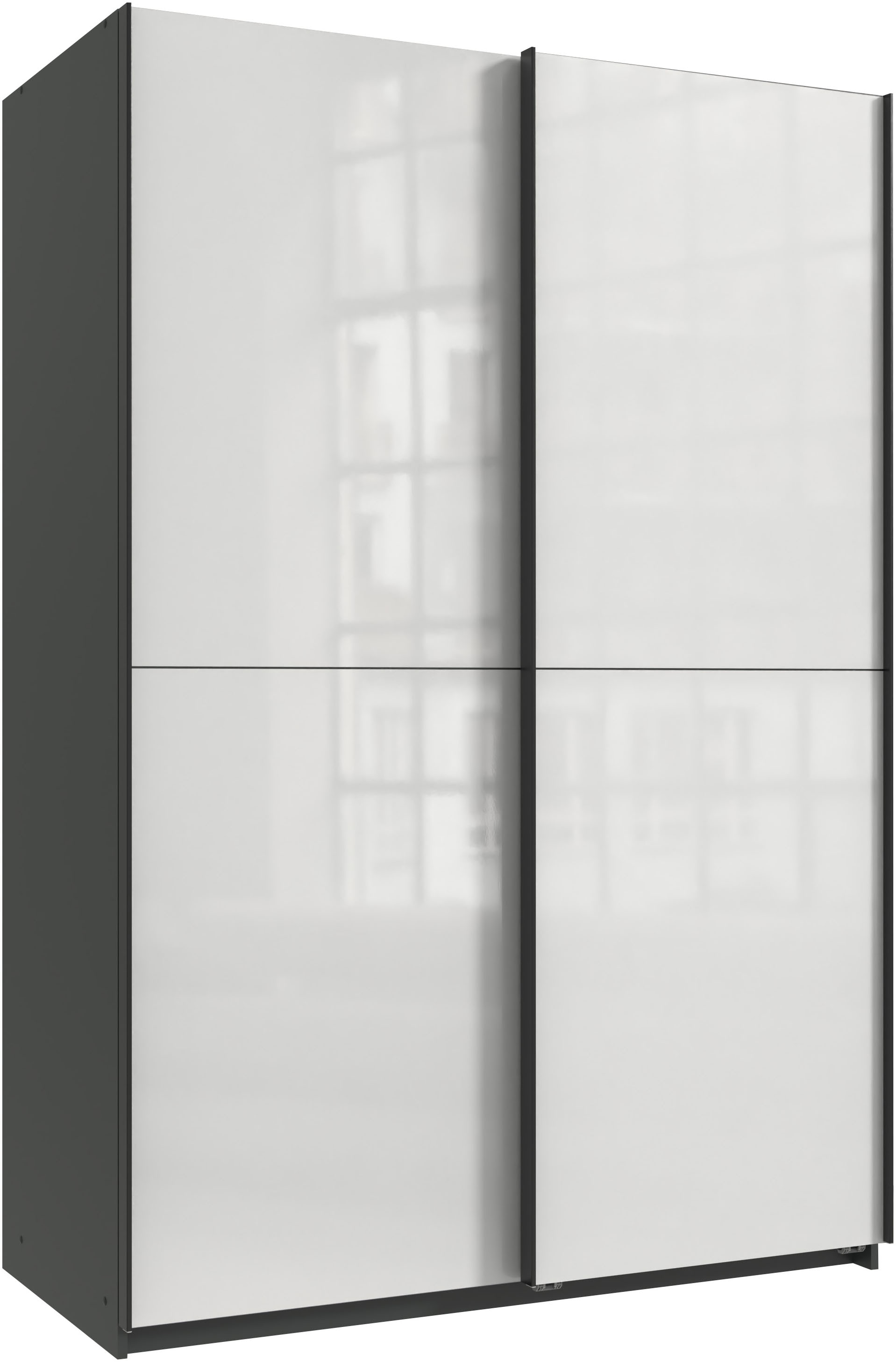 Wimex "Mugano, B/T/H 135 oder 180/65/198cm, Made in Germany" wähle Deine Ausstattung: Basic oder Premium, 2 Schwebetüren mit oder ohne Spiegel, Metallgriffe