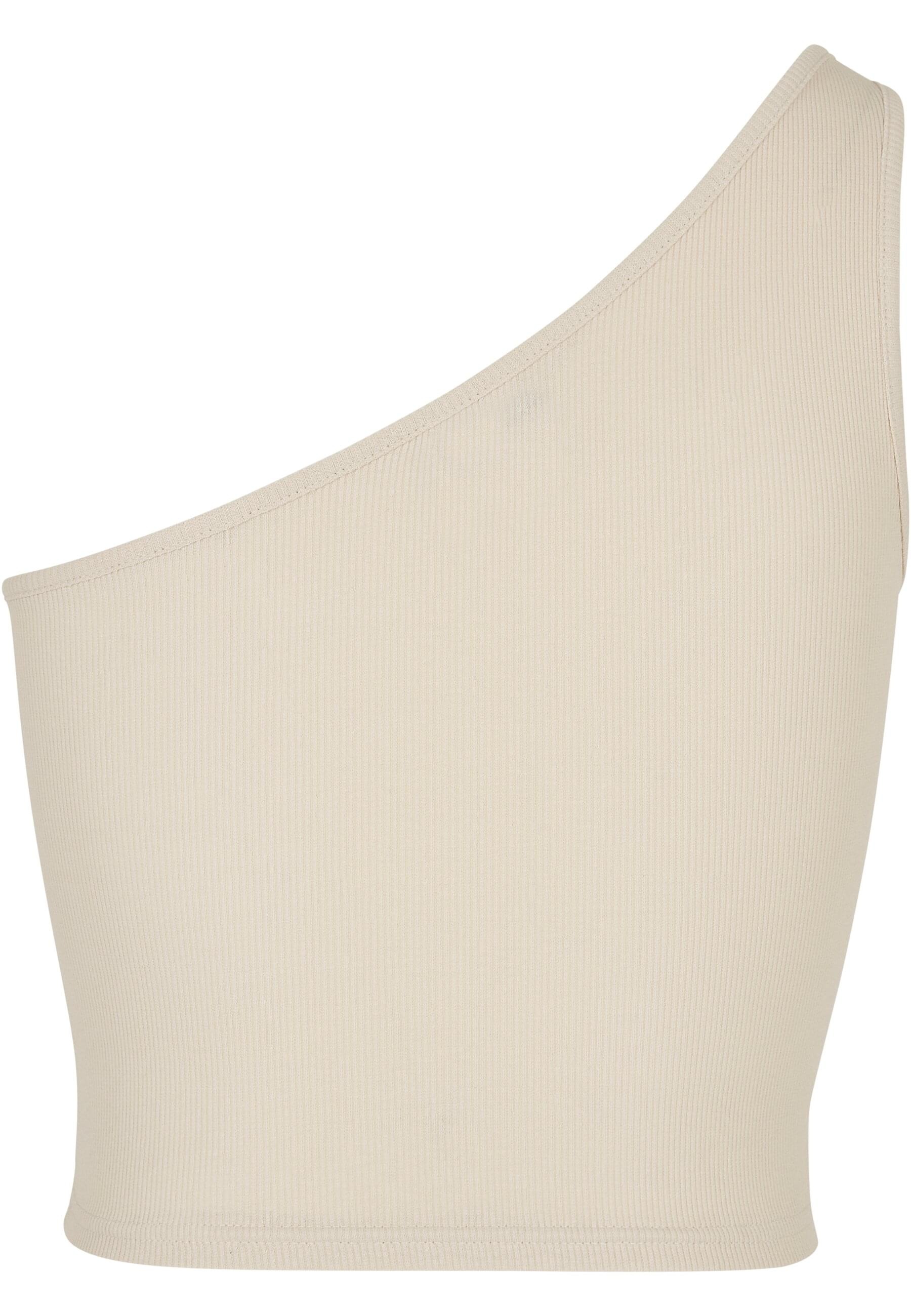 URBAN CLASSICS Muskelshirt »Urban Classics Damen Ladies Cropped Asymmetric Top«, (1 tlg.)