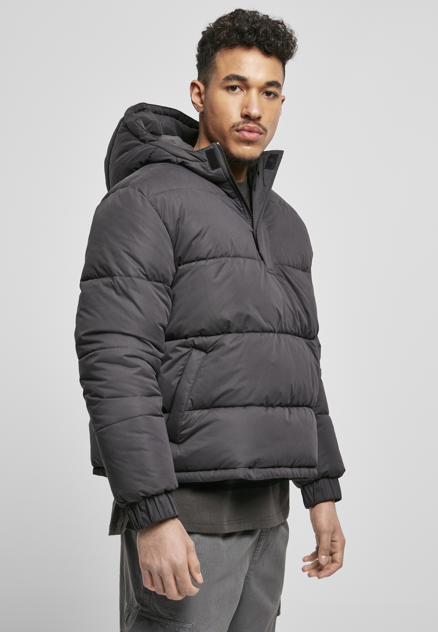 AOP ohne CLASSICS St.), ▷ Winterjacke »Herren | Jacket«, Puffer Kapuze Retro (1 BAUR kaufen URBAN