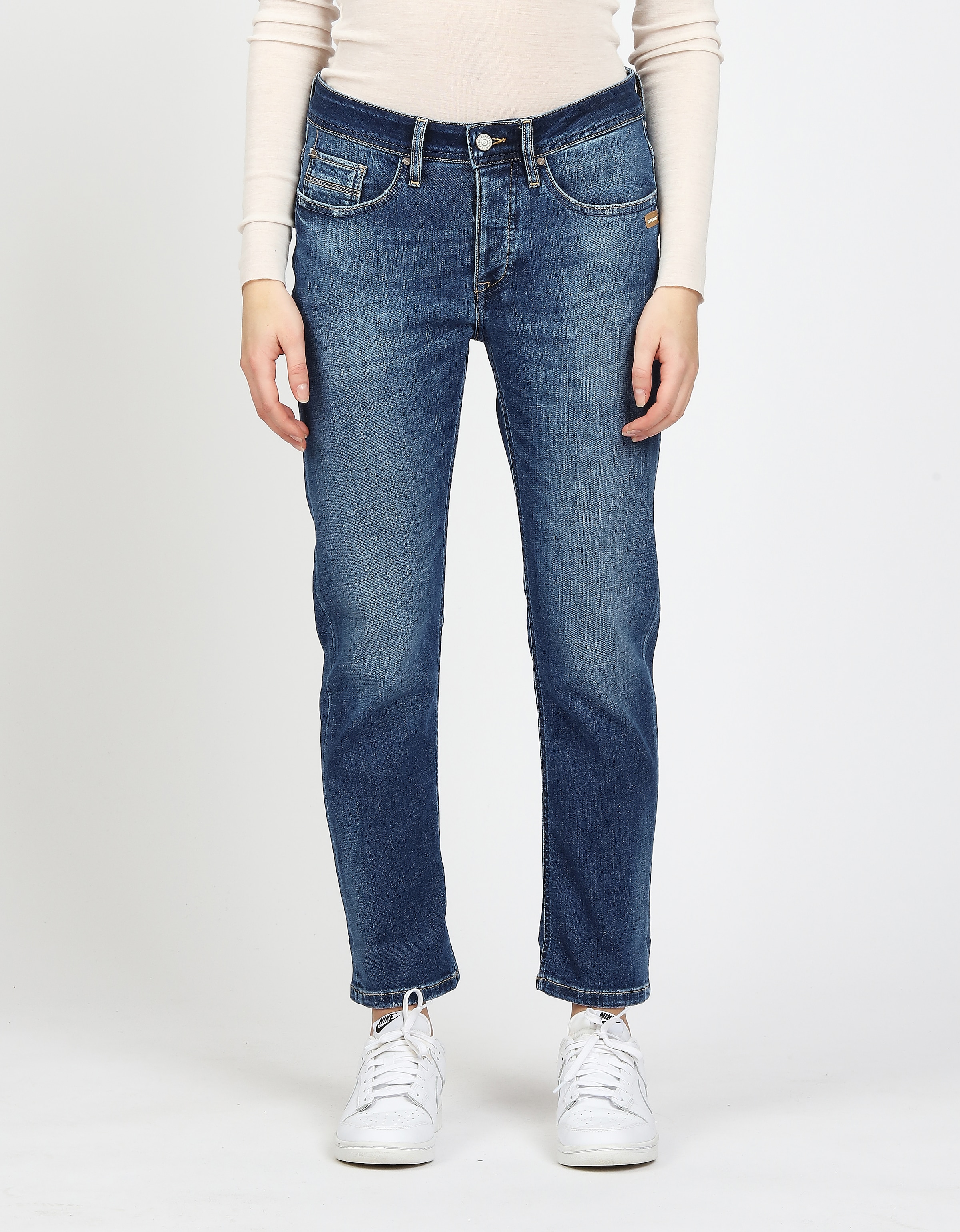 GANG Boyfriend-Jeans "94NICA CROPPED", mit geraden und verkürzten Beinverla günstig online kaufen