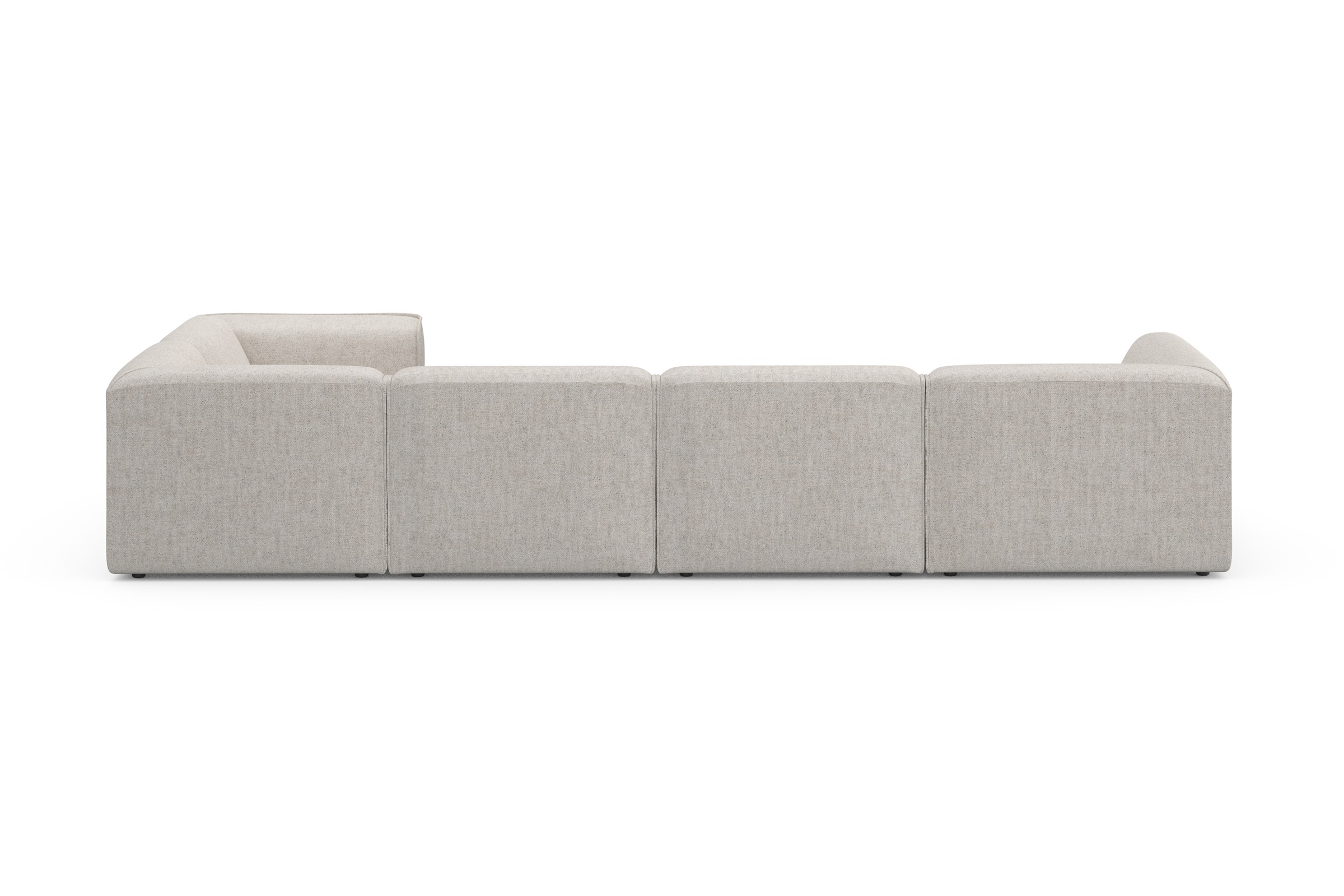 RAUM.ID Wohnlandschaft »Merid U-Form, jederzeit durch Module erweiterbar, B/T/H: 367/206/70 cm«, als Modul oder separat verwendbar, für individuelle Zusammenstellung