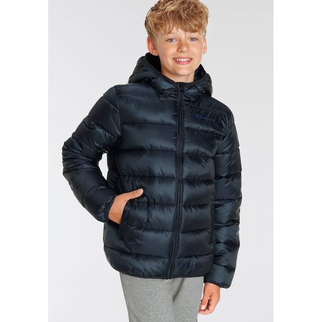 Champion Steppjacke »Outdoor Hooded Jacket - für Kinder«, mit Kapuze | BAUR