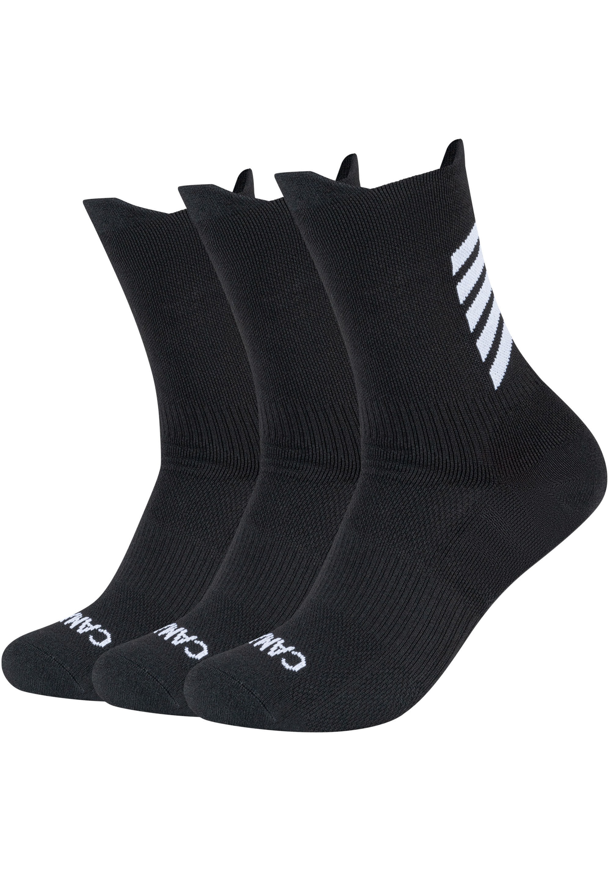Camano Socken »function«, (3er Pack), mit extra Fußgewölbeschutz