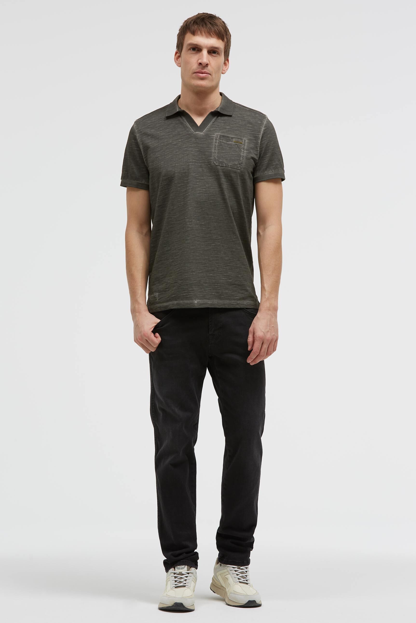 CAMP DAVID Poloshirt mit Seitenschlitze