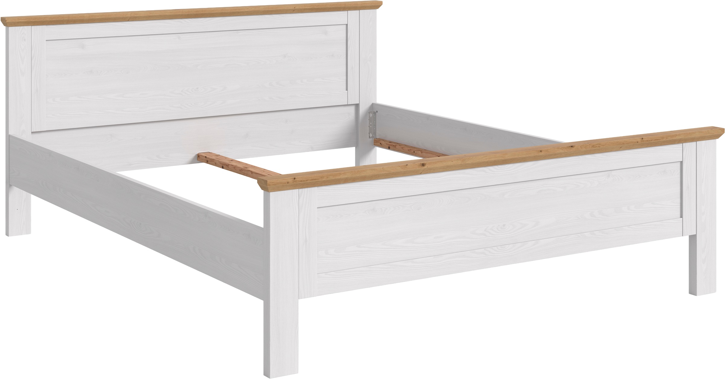 Home affaire Bettgestell "COSENZA, TOPSELLER, Breite 189cm, im Landhausstil günstig online kaufen