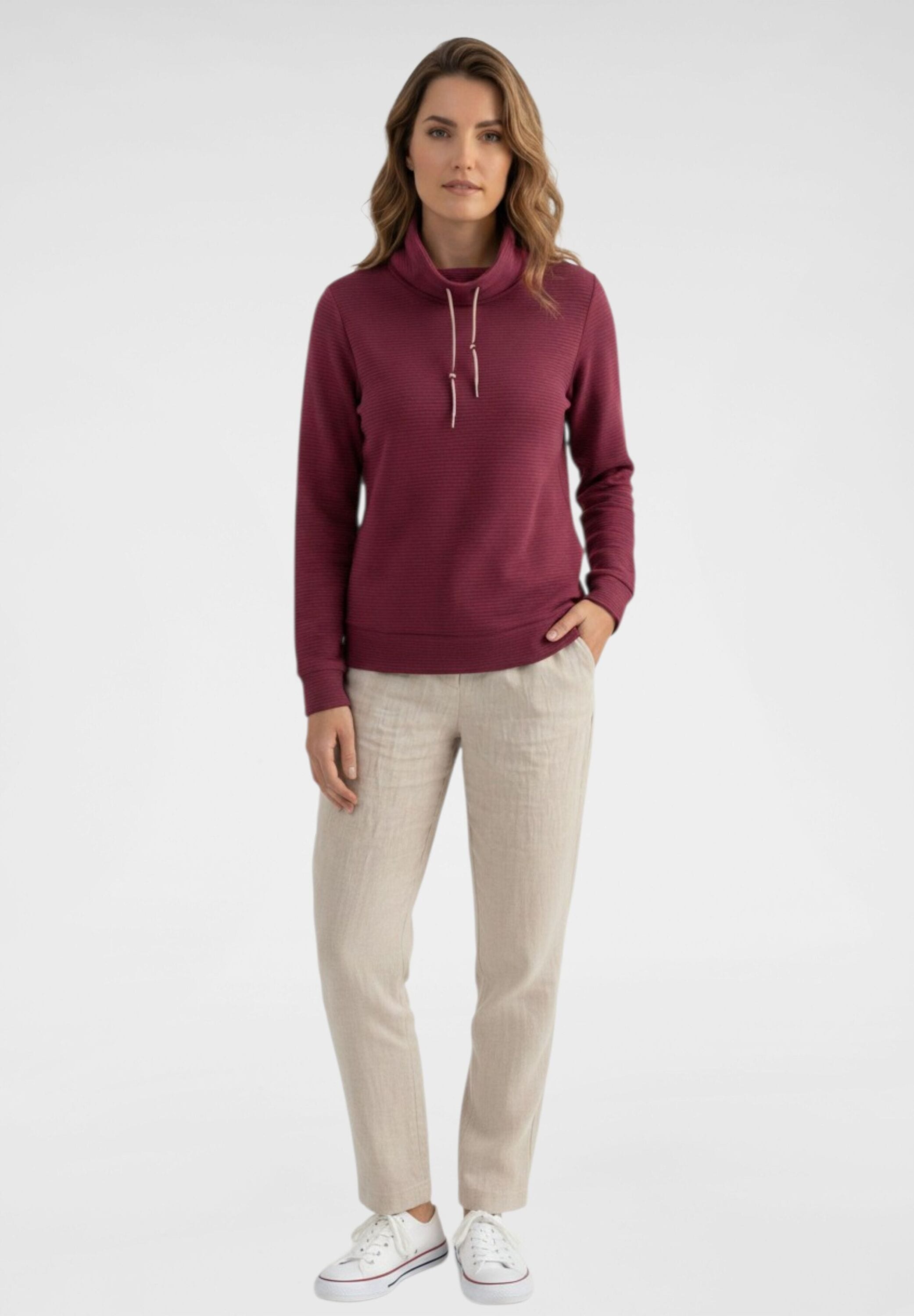 NAVIGAZIONE Kapuzensweatshirt »NAVIGAZIONE Sweatshirt«, modisch lockerer Stehkragen
