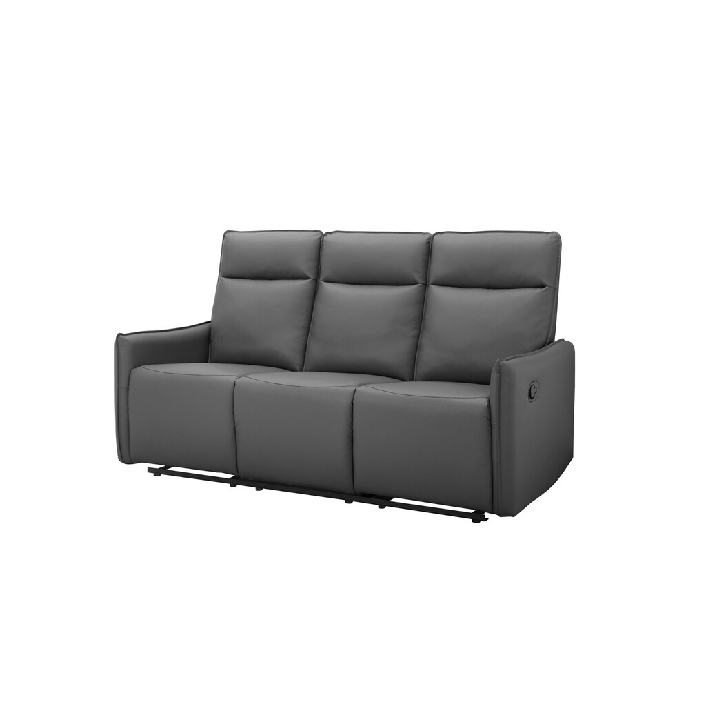 Dorel Home 3-Sitzer »Lugo, Kinosofa mit Reclinerfunktion in Kunstleder und Webstoff«, mit manueller Relaxfunktion in 2 Sitzen