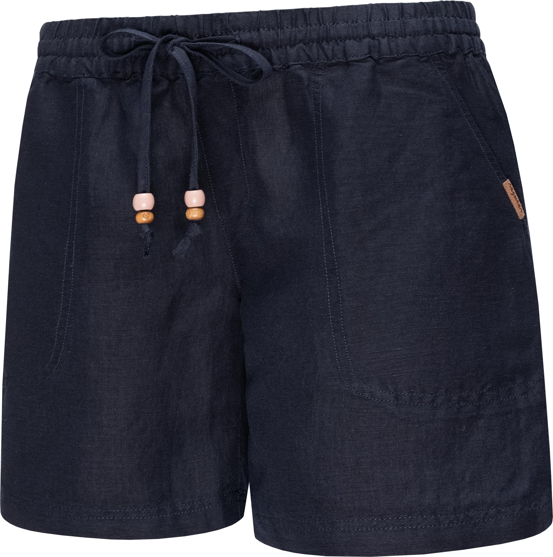 Ragwear Shorts »Keito Organic«, leichte kurze Leinenhose mit Tunnelzugband