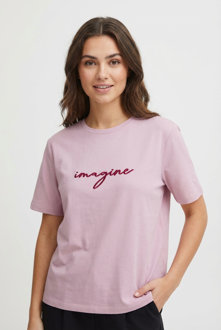 Vila Kurzarmshirt »VISYBIL IMAGINE O-NECK S/S TOP/PB/LC«