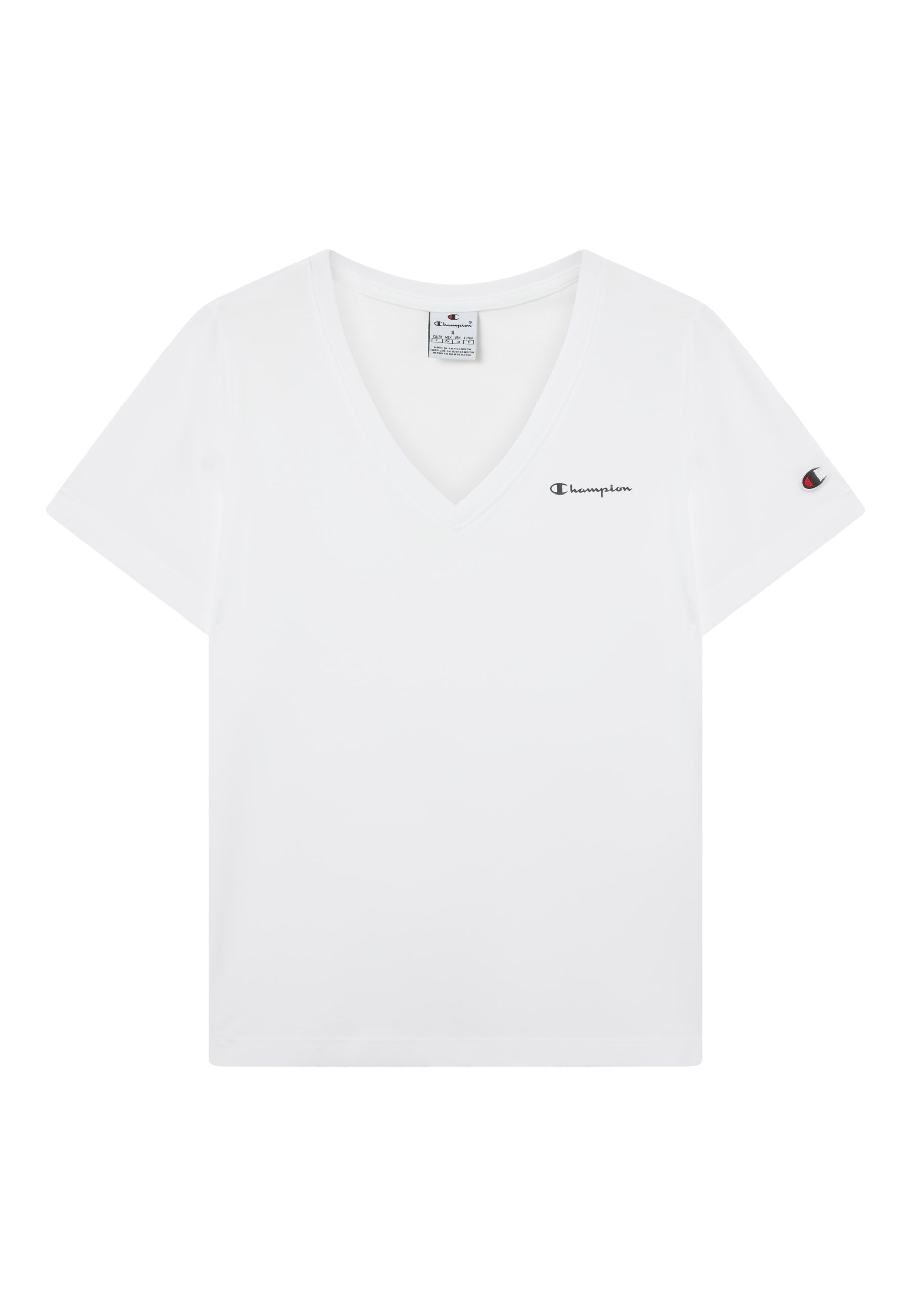 Champion T-Shirt »ICONS CONTRAST V-Neck T-Shirt« sportlicher Stil, mit Rundhalsausschnitt, Kurzarmdesign, aus Baumwolle