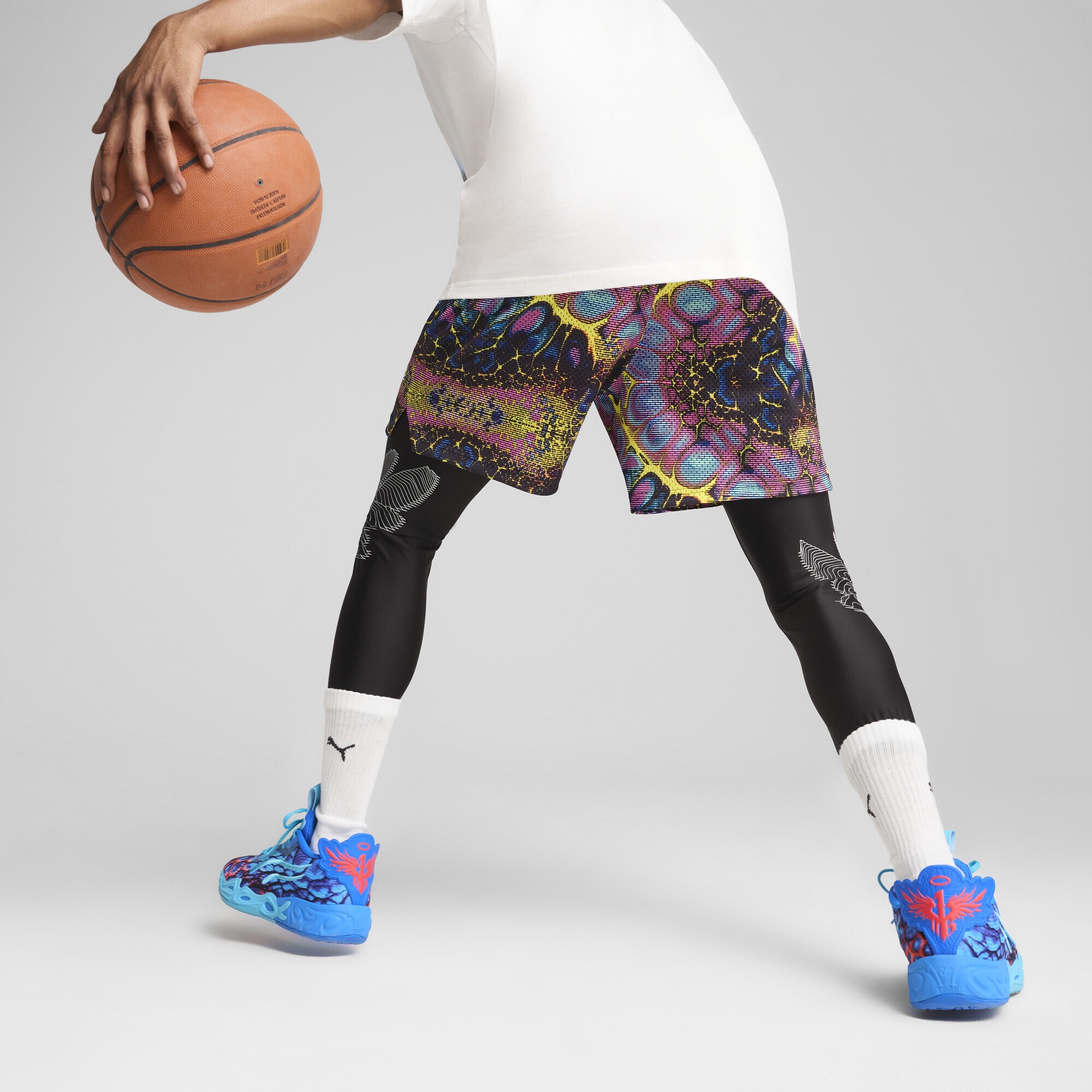 PUMA Leggings »Melo Alien Skins 2-in-1-Basketballhose Herren«