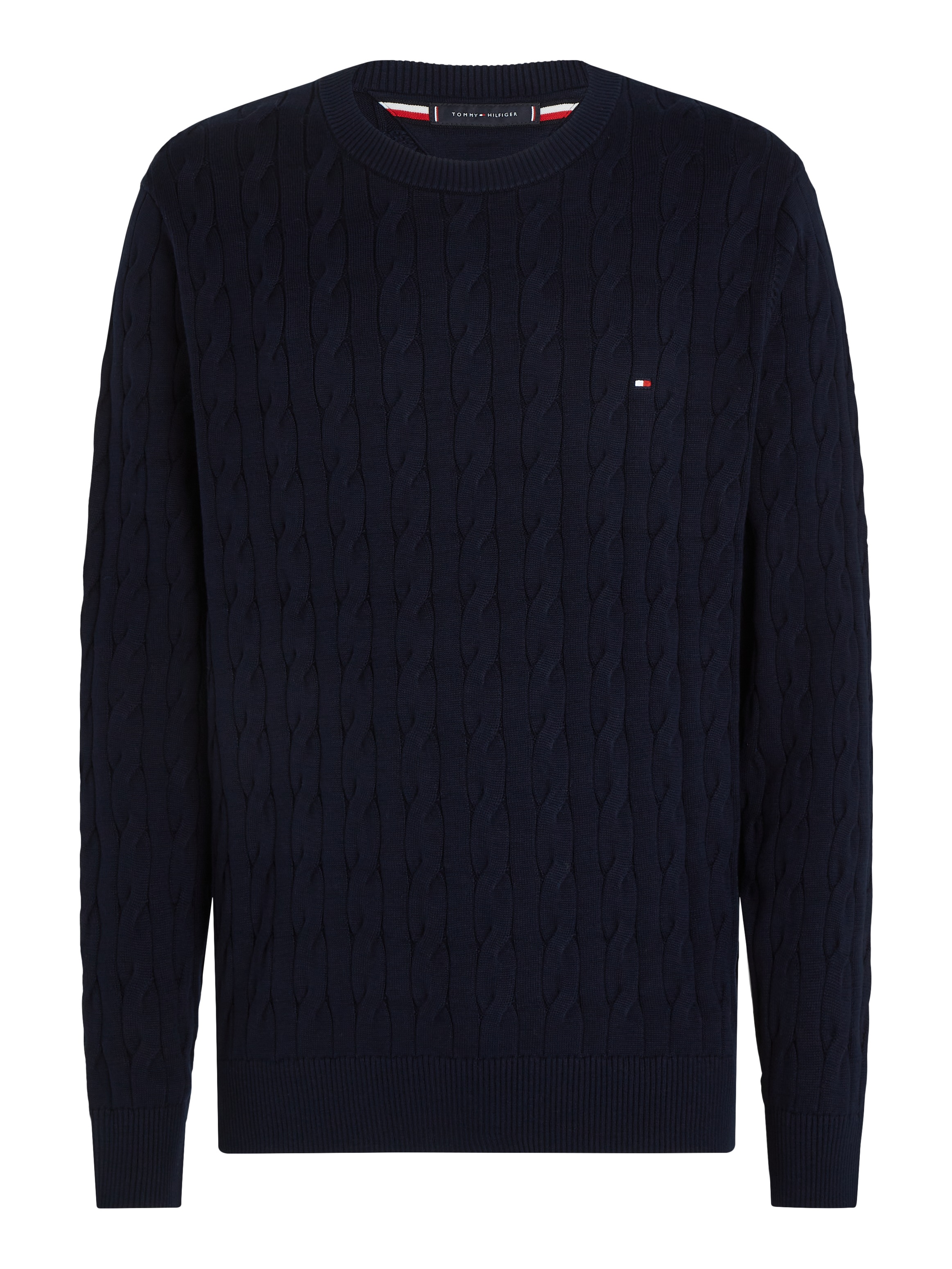 Tommy Hilfiger Strickpullover »CLASSIC CABLE CREW NECK«