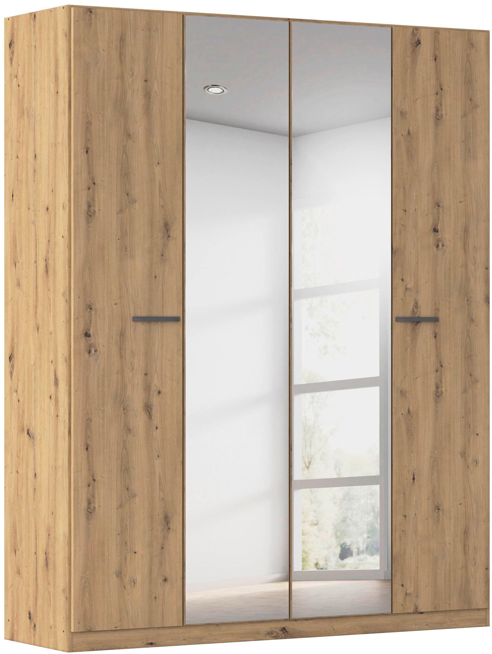 OTTO home Kleiderschrank "Mehrzweckschrank Aktenschrank Möbel Mietswohnung Schlafzimmer OTELI" erhältlich in Breiten 91-360 cm, ab Breite 136cm inkl. Innenschubladen, mit zusätzlichen Einlegeböden, optional mit Spiegel MADE IN GERMANY