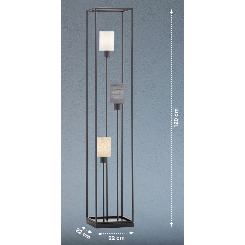 FISCHER & HONSEL Stehlampe »Isko«, 3 flammig-flammig