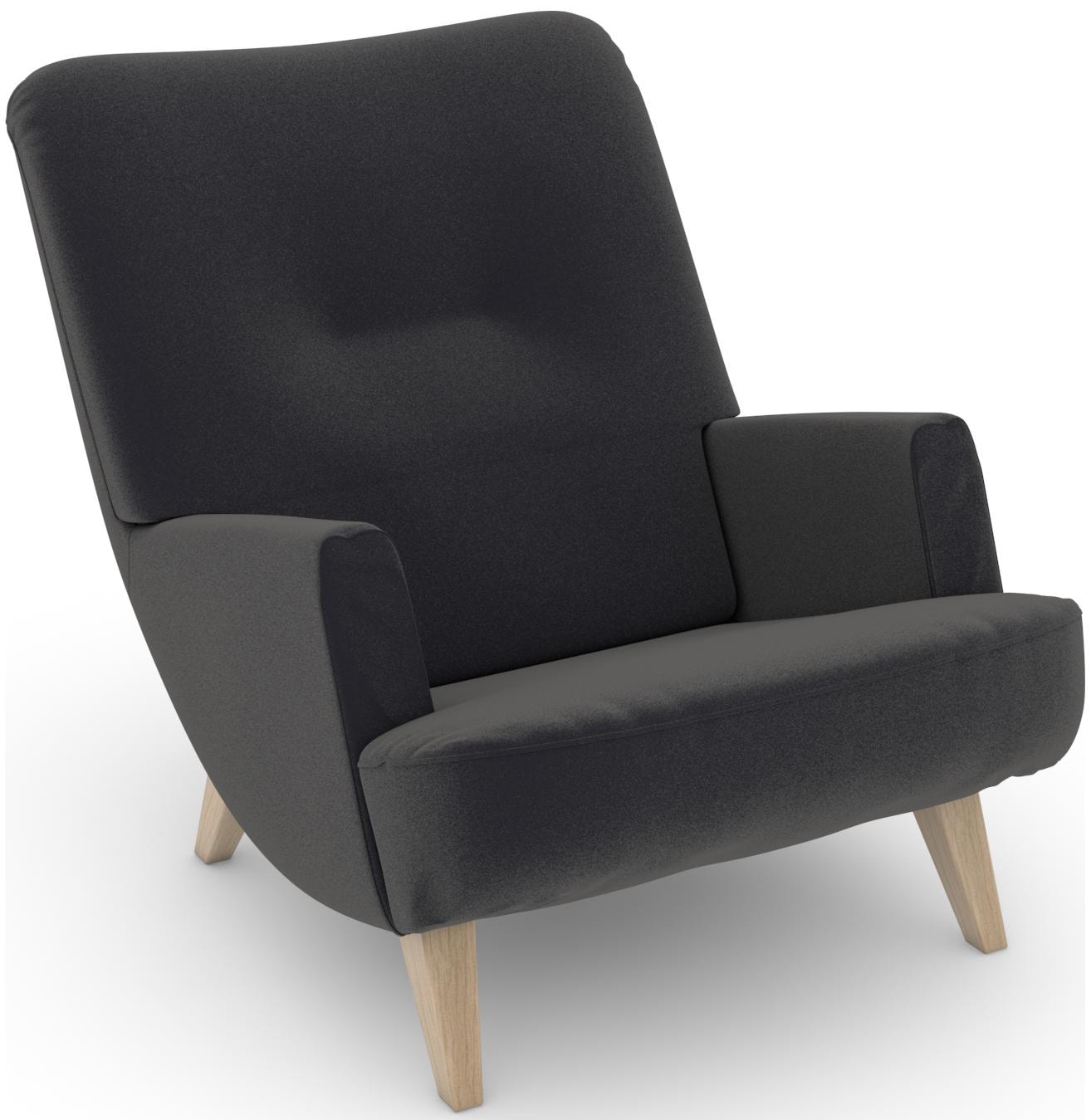 Max Winzer Loungesessel "build-a-chair Borano", im Retrolook, zum Selbstgestalten