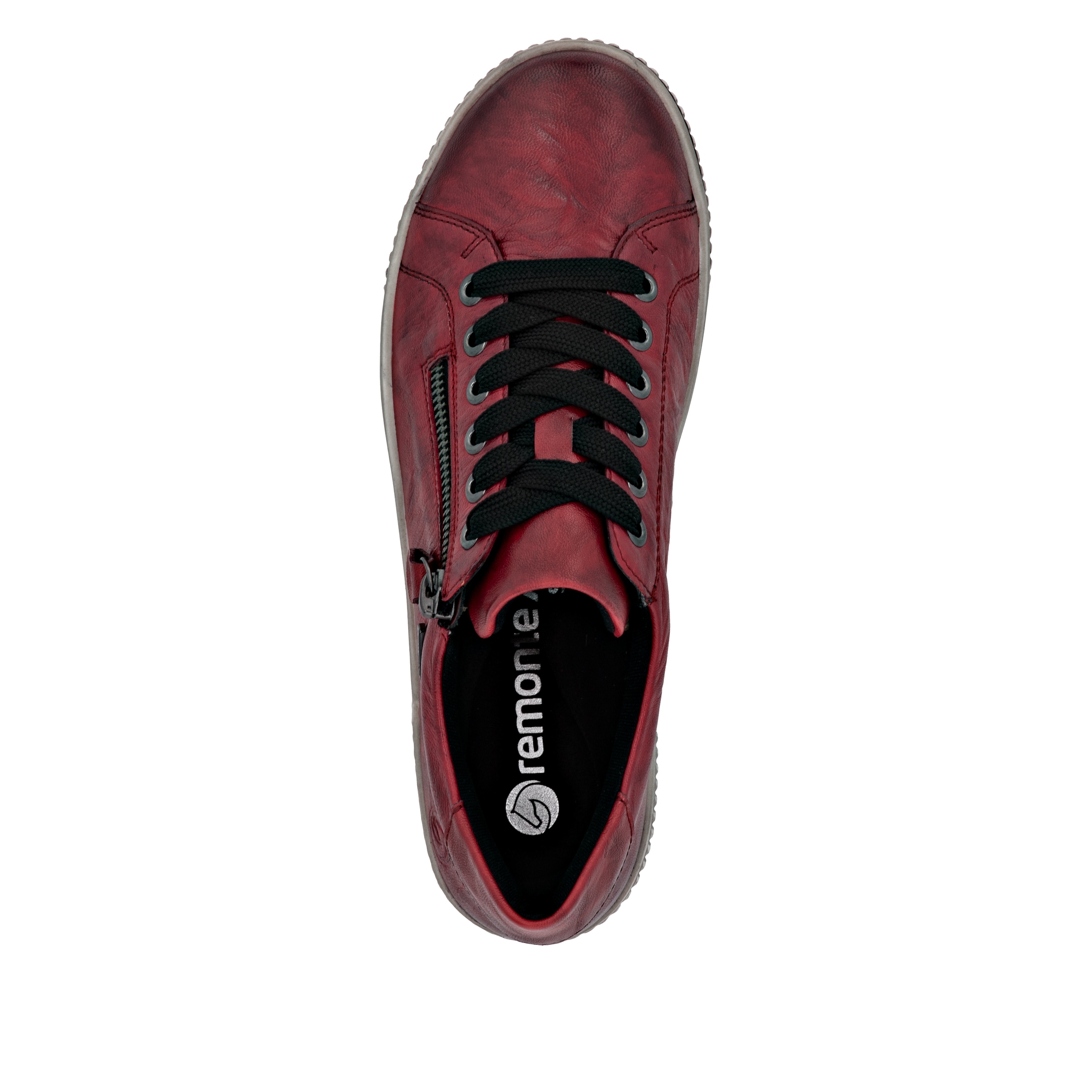 Remonte Plateausneaker, Freizeitschuh, Halbschuh, Schnürschuh mit Außenreißverschluss