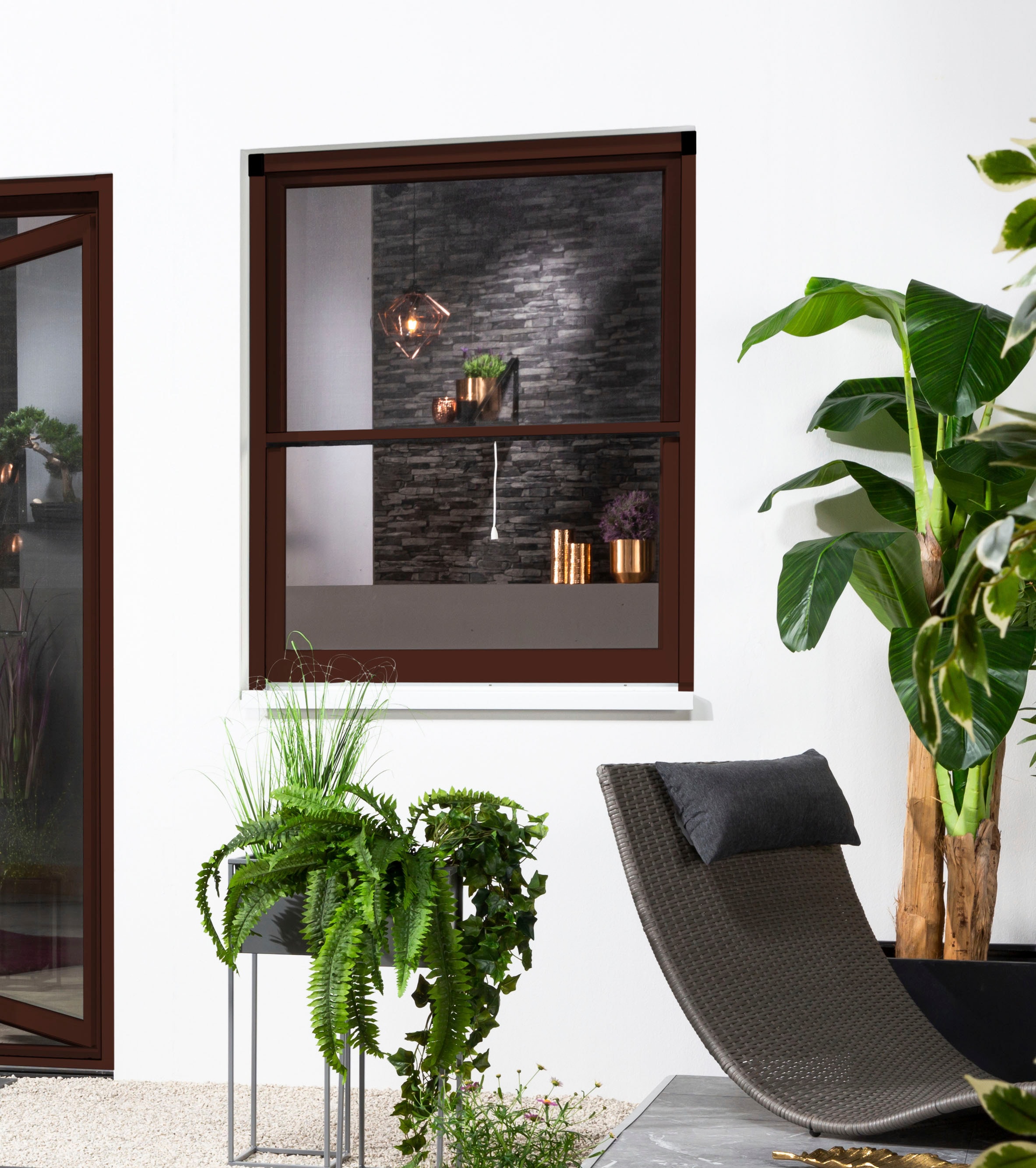 Insektenschutz-Fensterrahmen »SMART«, 100x160 cm, kürzbar