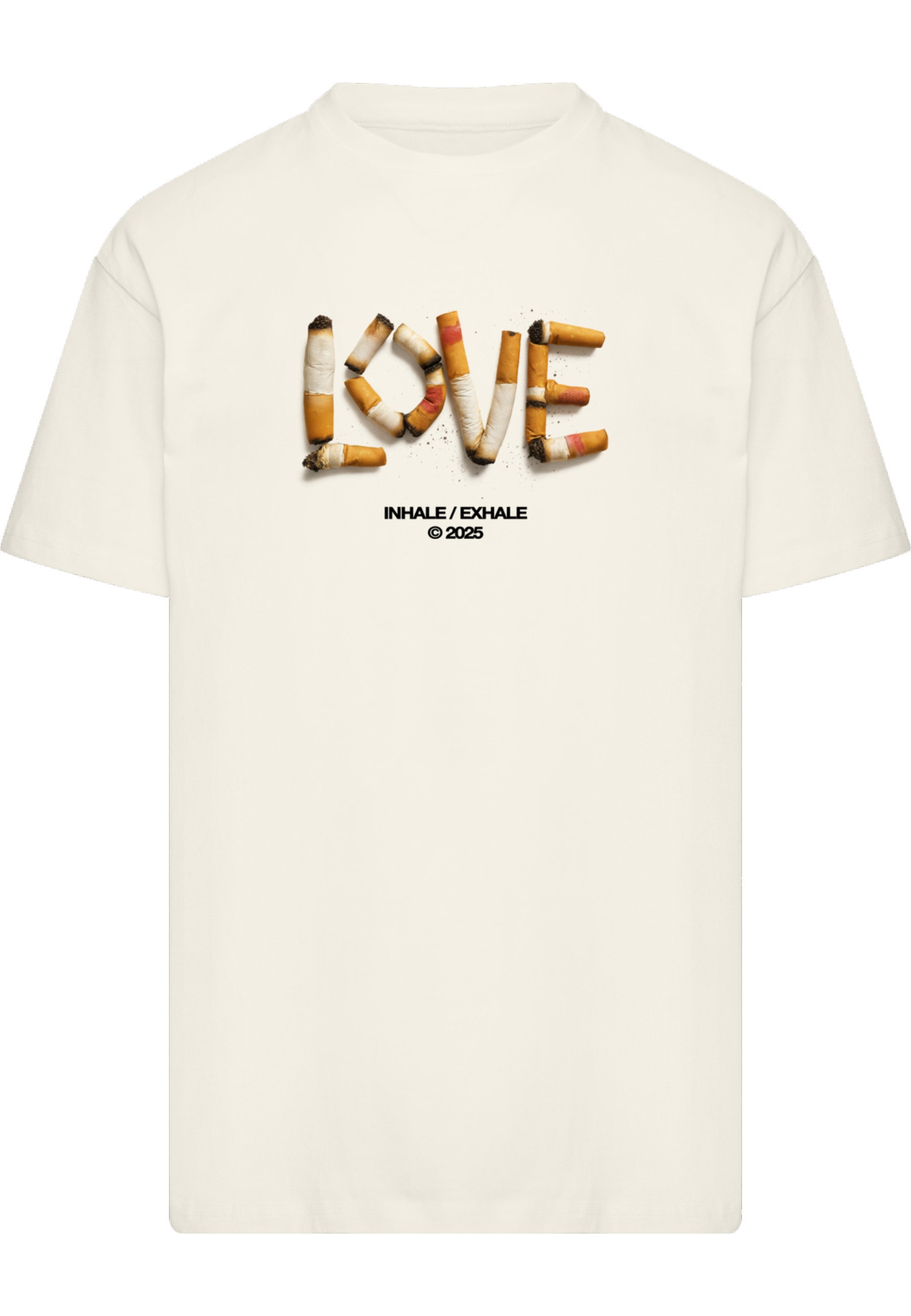 Upscale by Mister Tee T-Shirt "Upscale by Mister Tee Inhale Heavy Oversize Tee" 1