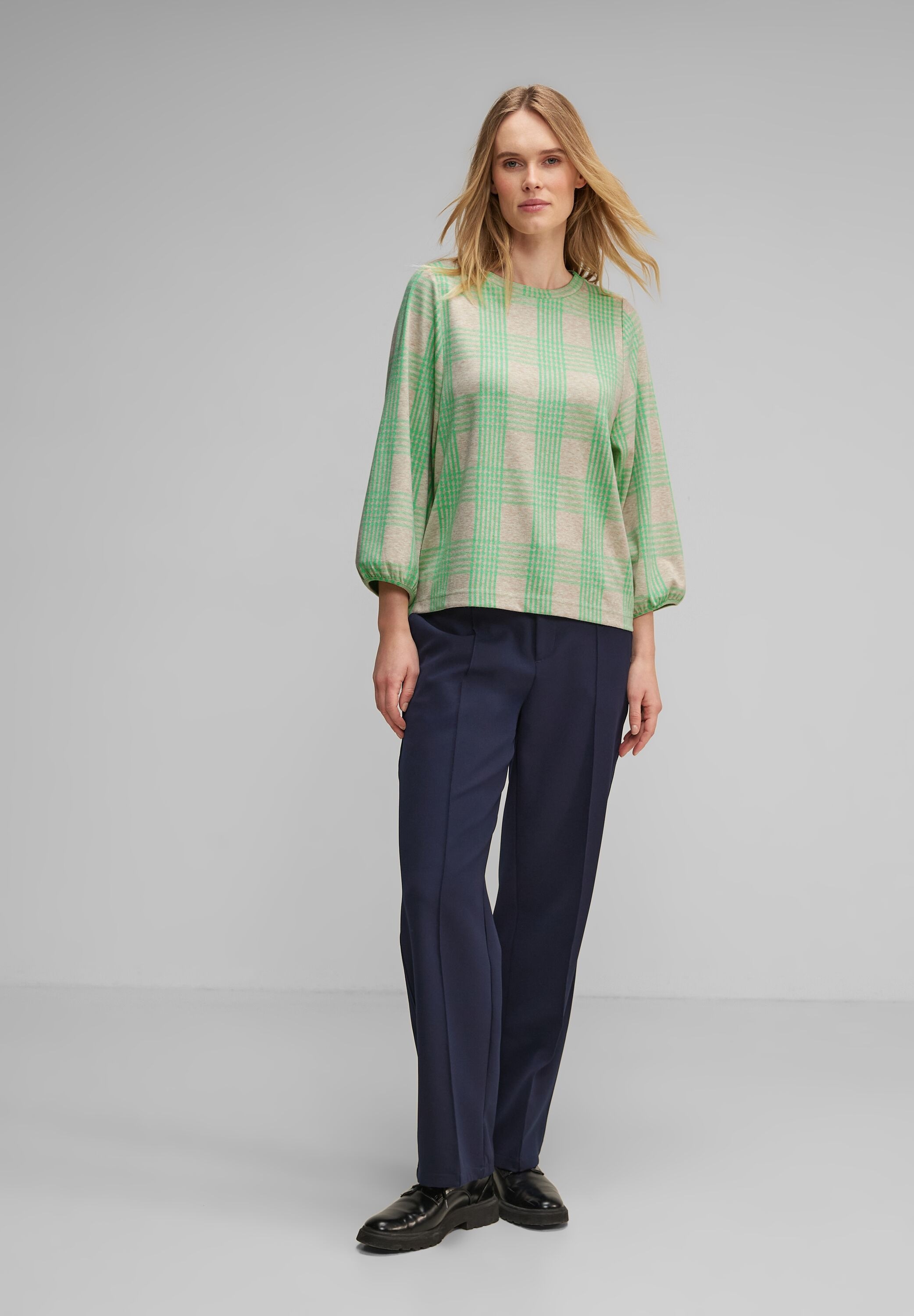 STREET ONE 3/4-Arm-Shirt, mit Rundhalsausschnitt
