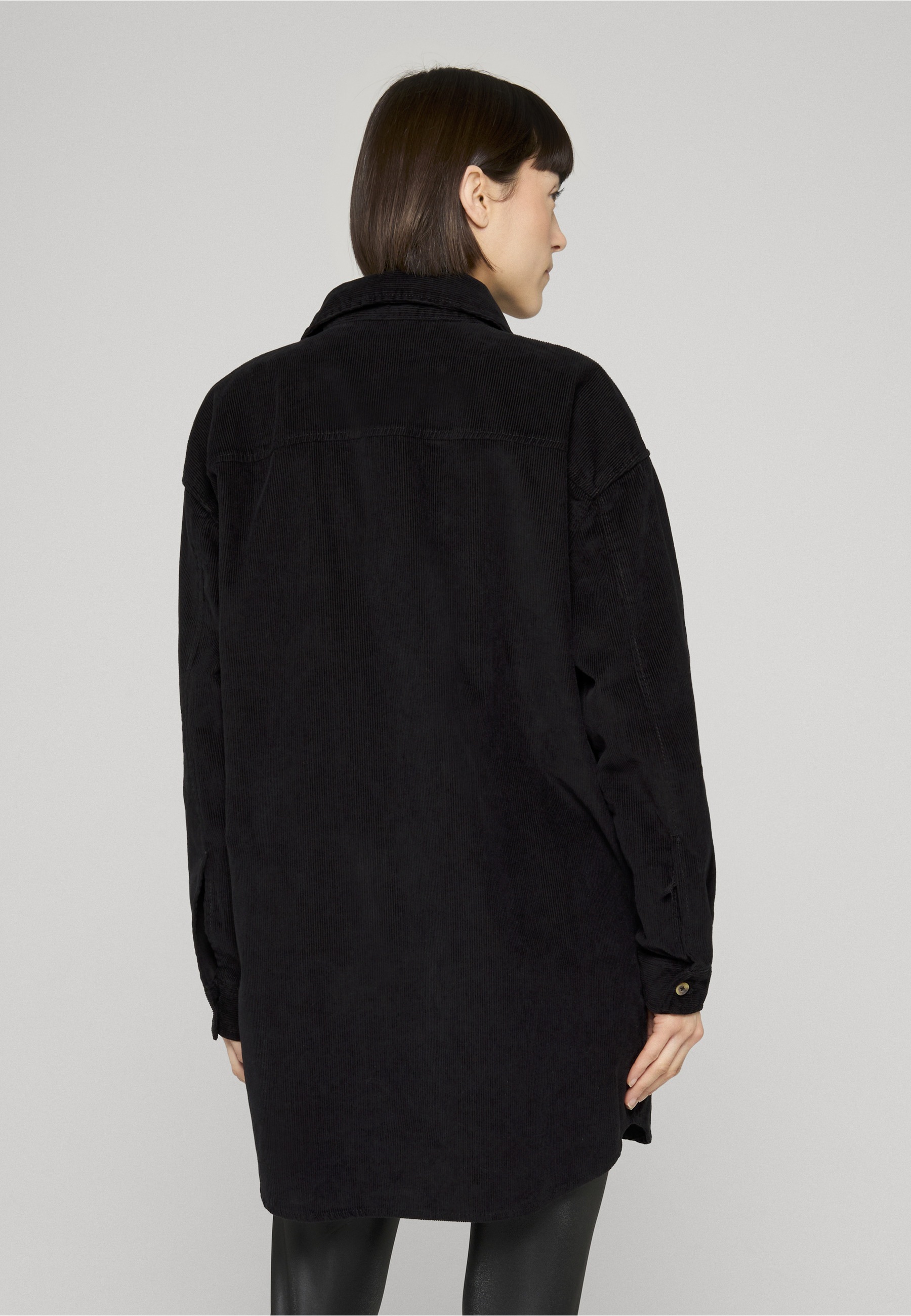 URBAN CLASSICS Hemdbluse »Urban Classics Damen Ladies Long Corduroy Overshirt«