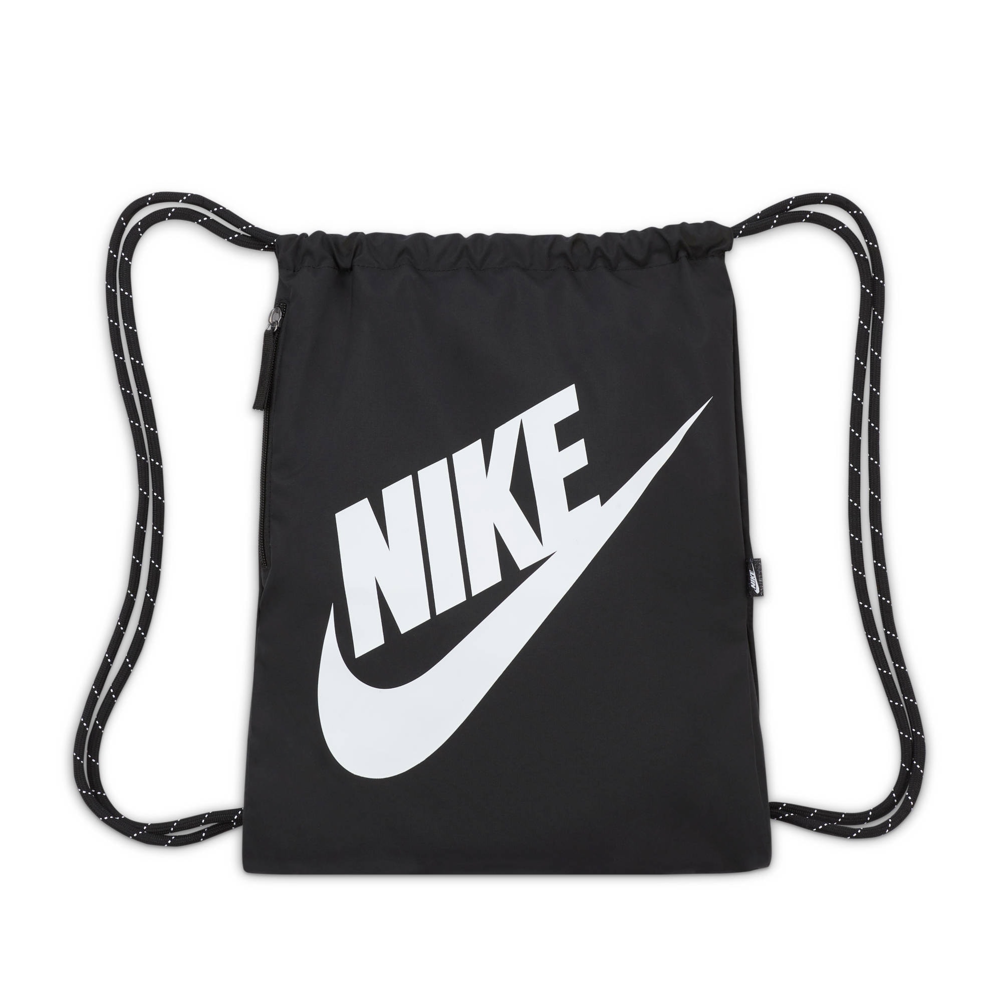 NIKE SPORTSWEAR Turnbeutel "NK HERITAGE DRAWSTRING"schwarz, schwarz,, Kunstfaser, Taschen