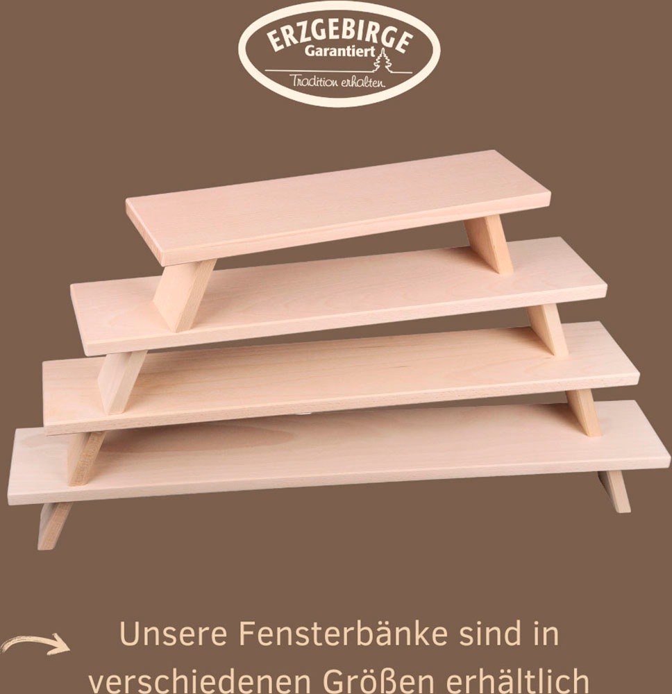 Weigla 1100000002199 "Weihnachtsdeko, Made in Germany" aus Buchenholz, buche-hell, Höhe ca. 11 cm