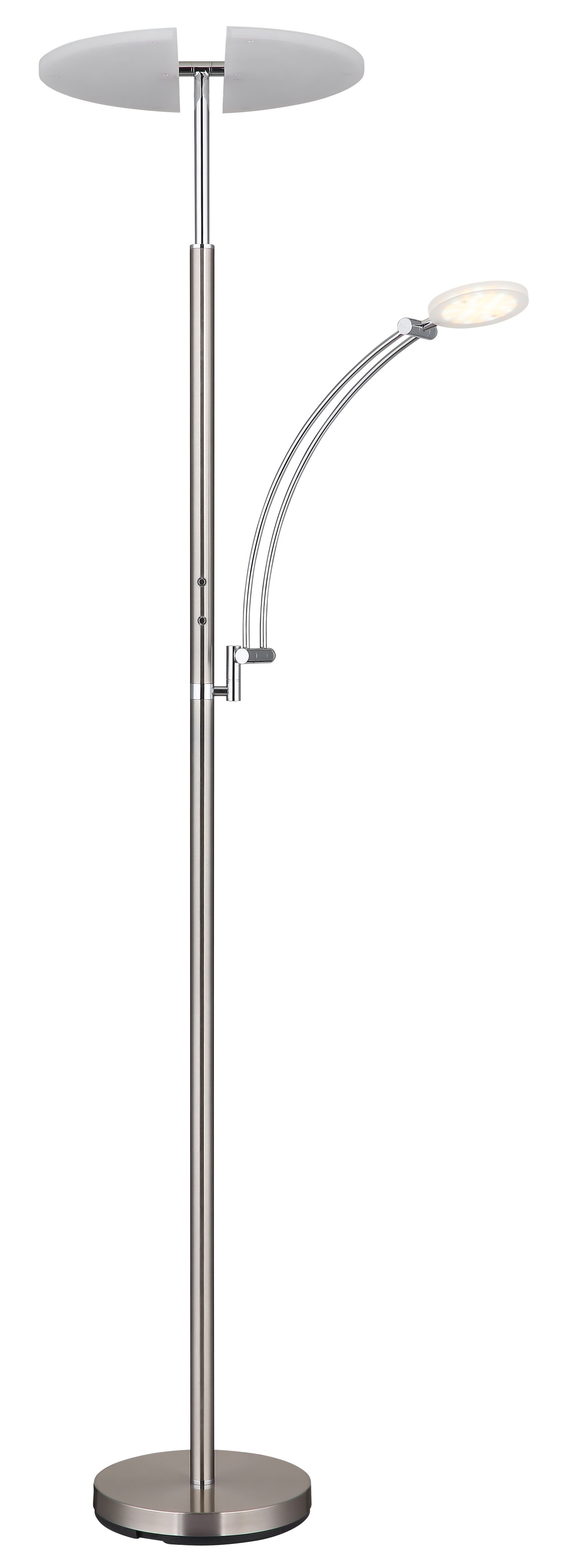 GLOBO LIGHTING Stehlampe »TIRANA« LED-Modul 1 Stk. Deckenfluter Metall, Acryl satiniert, dimmbar, LED 40W