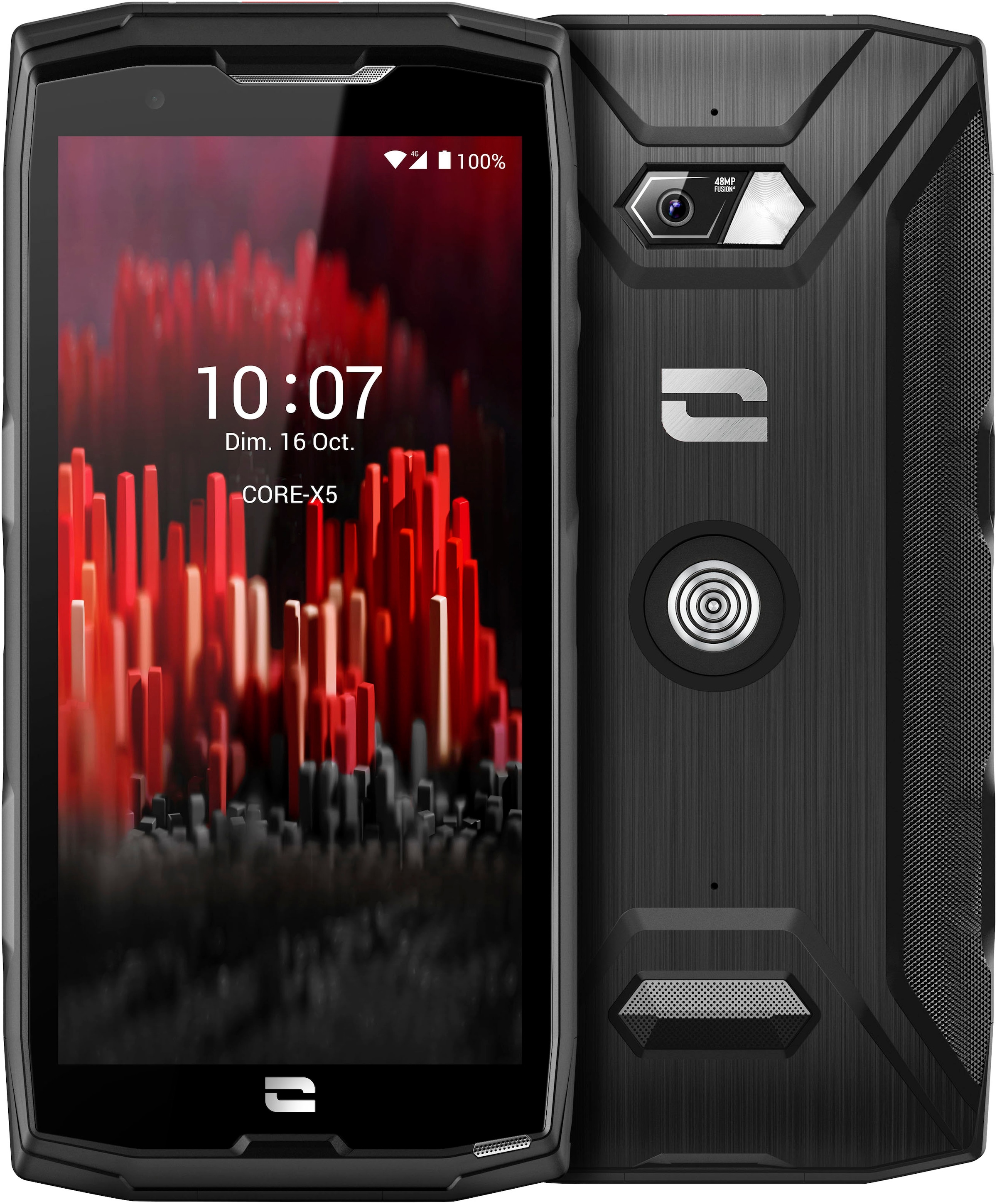 CROSSCALL Smartphone »Core-X5«, schwarz, 13,84 cm/5,45 Zoll, 128 GB Speicherplatz, 48 MP Kamera
