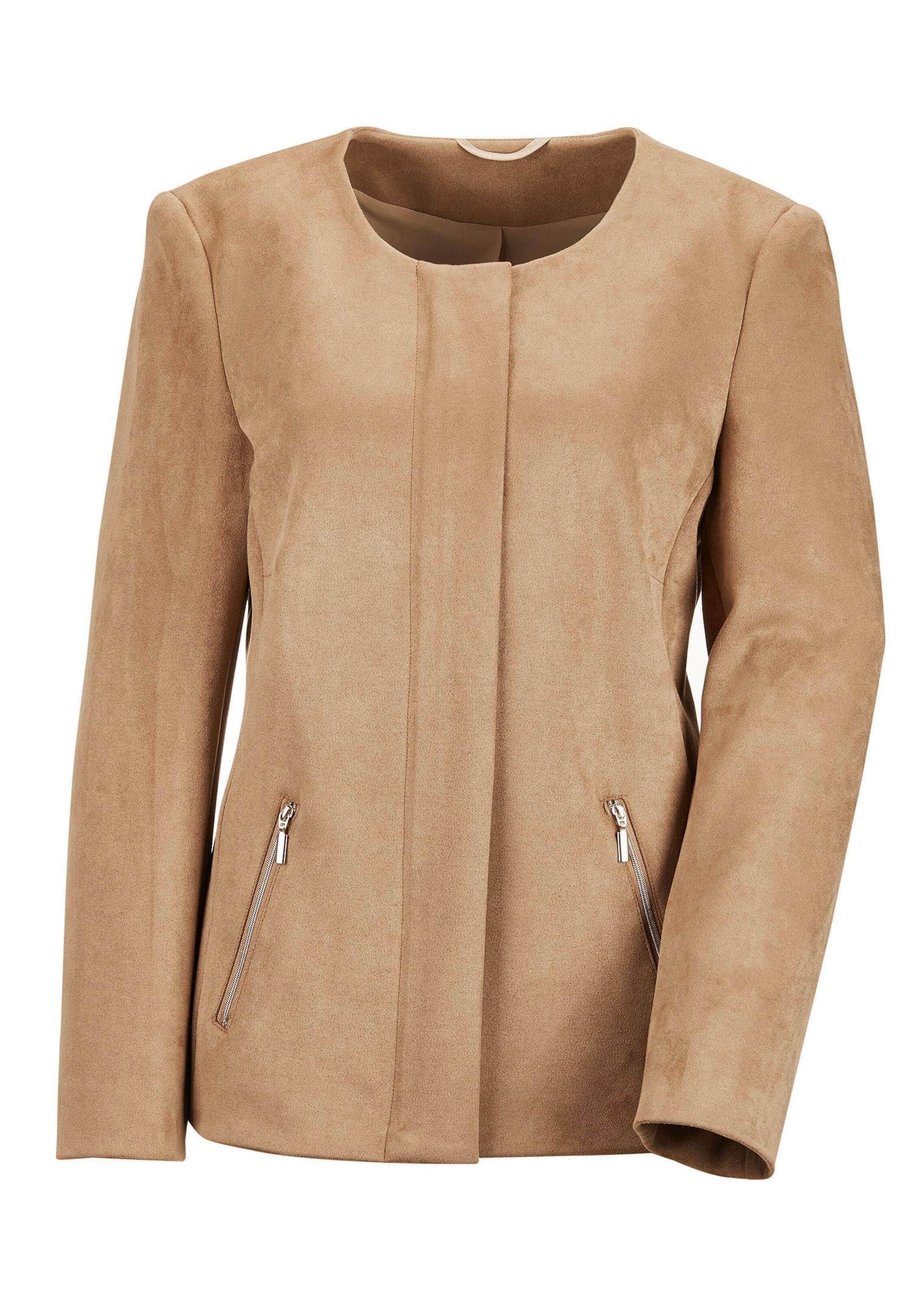 GOLDNER Kurzjacke "Kurzgröße Ausdrucksstarke Lederimitatjacke mit supersoft günstig online kaufen