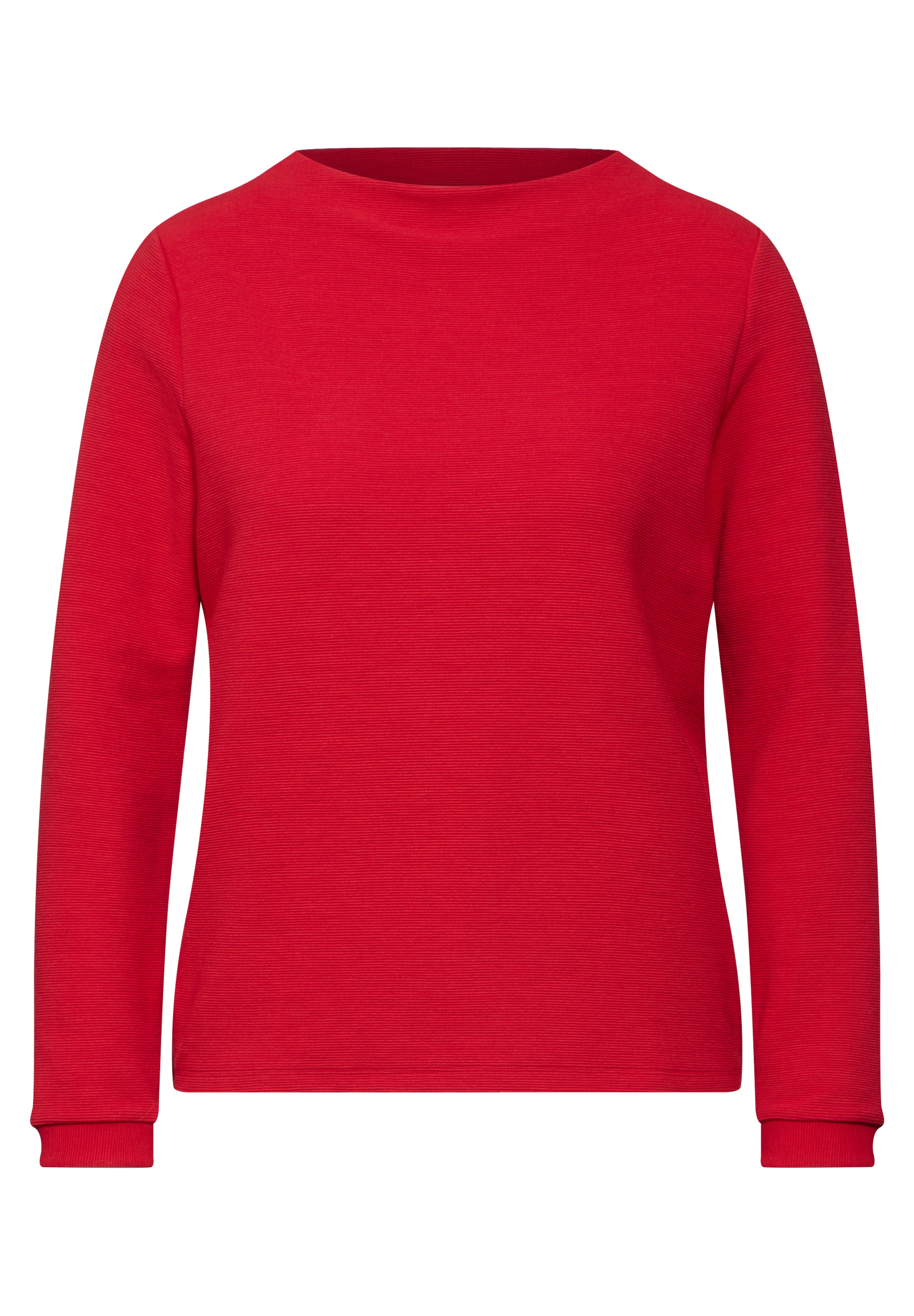 STREET ONE Langarmshirt, mit feinem Streifenmuster