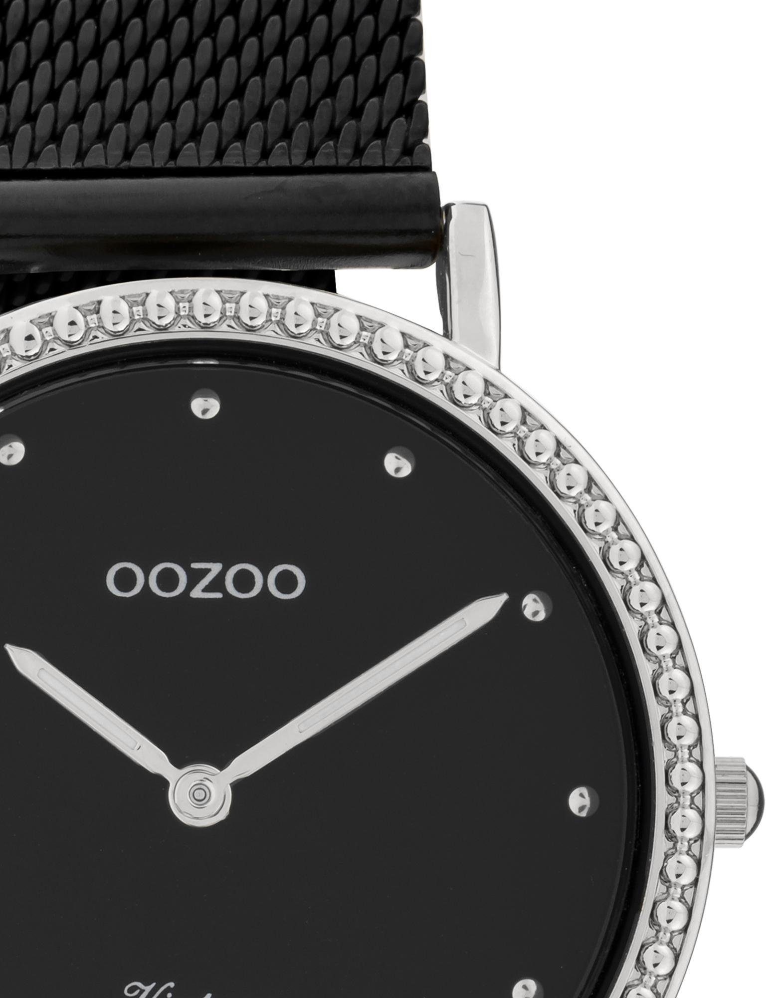 OOZOO Quarzuhr »C20057«, Armbanduhr, Damenuhr, Edelstahlarmband