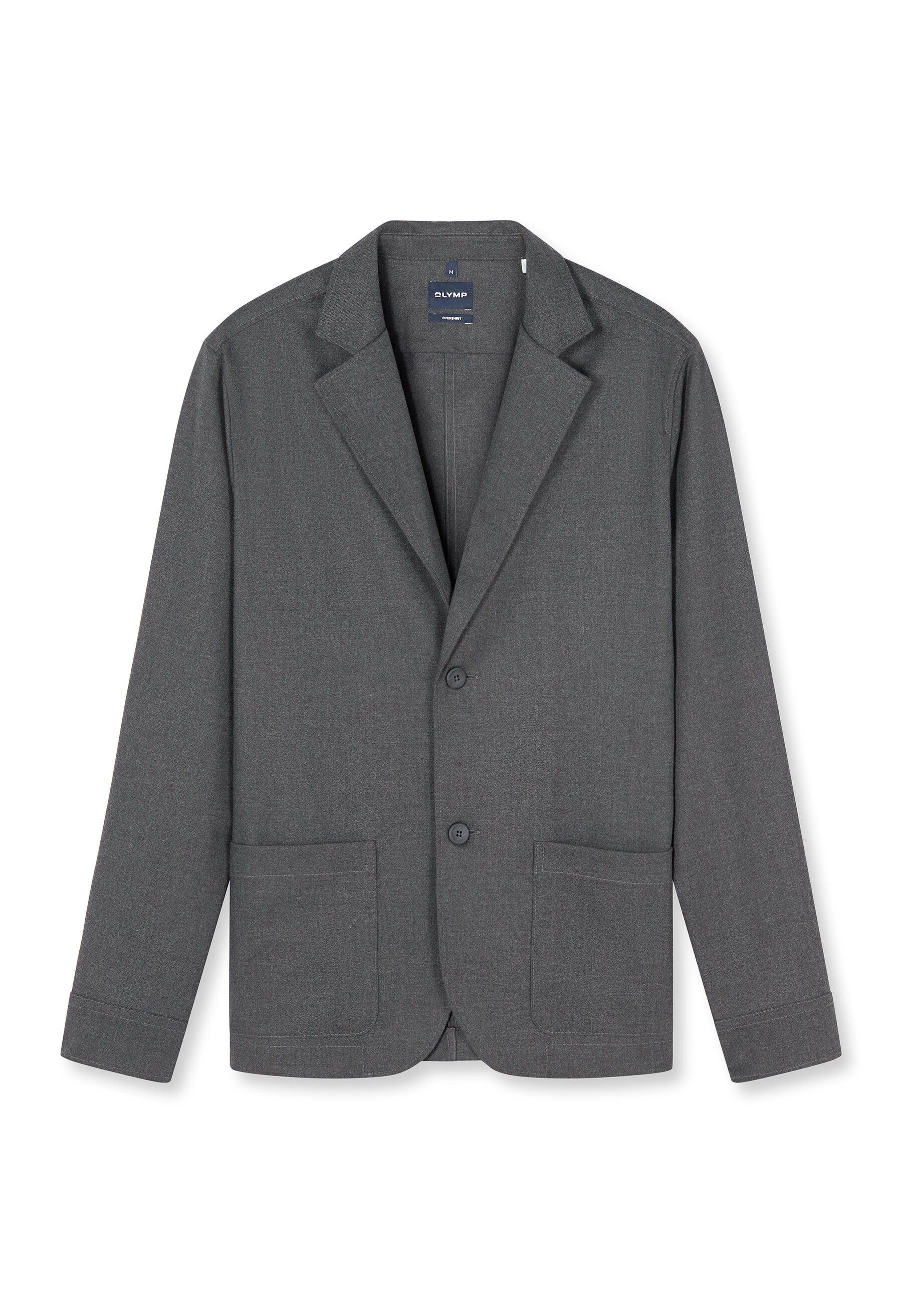 OLYMP Langarmhemd »OLYMP Casual, Overshirt, Reverskragen«