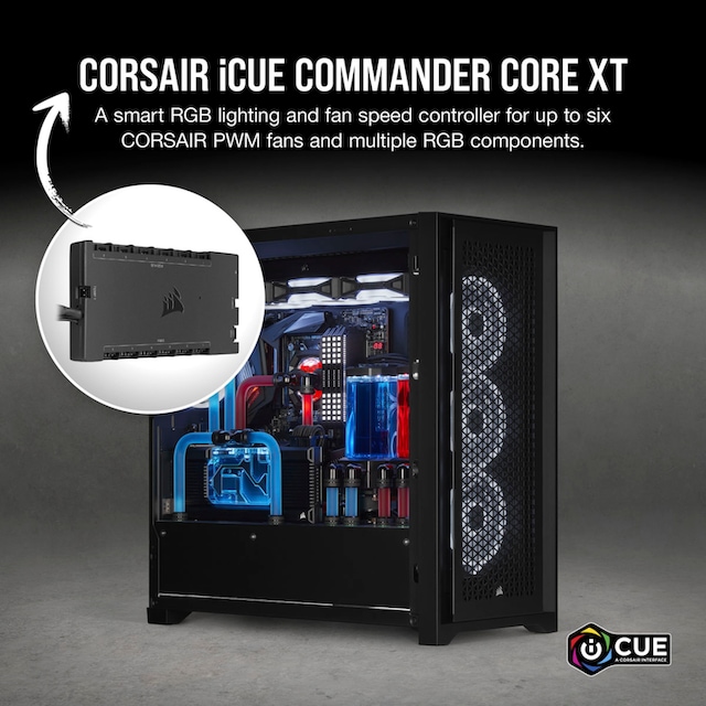 Corsair PC-Gehäuse »iCUE COMMANDER CORE XT«, (1 St.) | BAUR