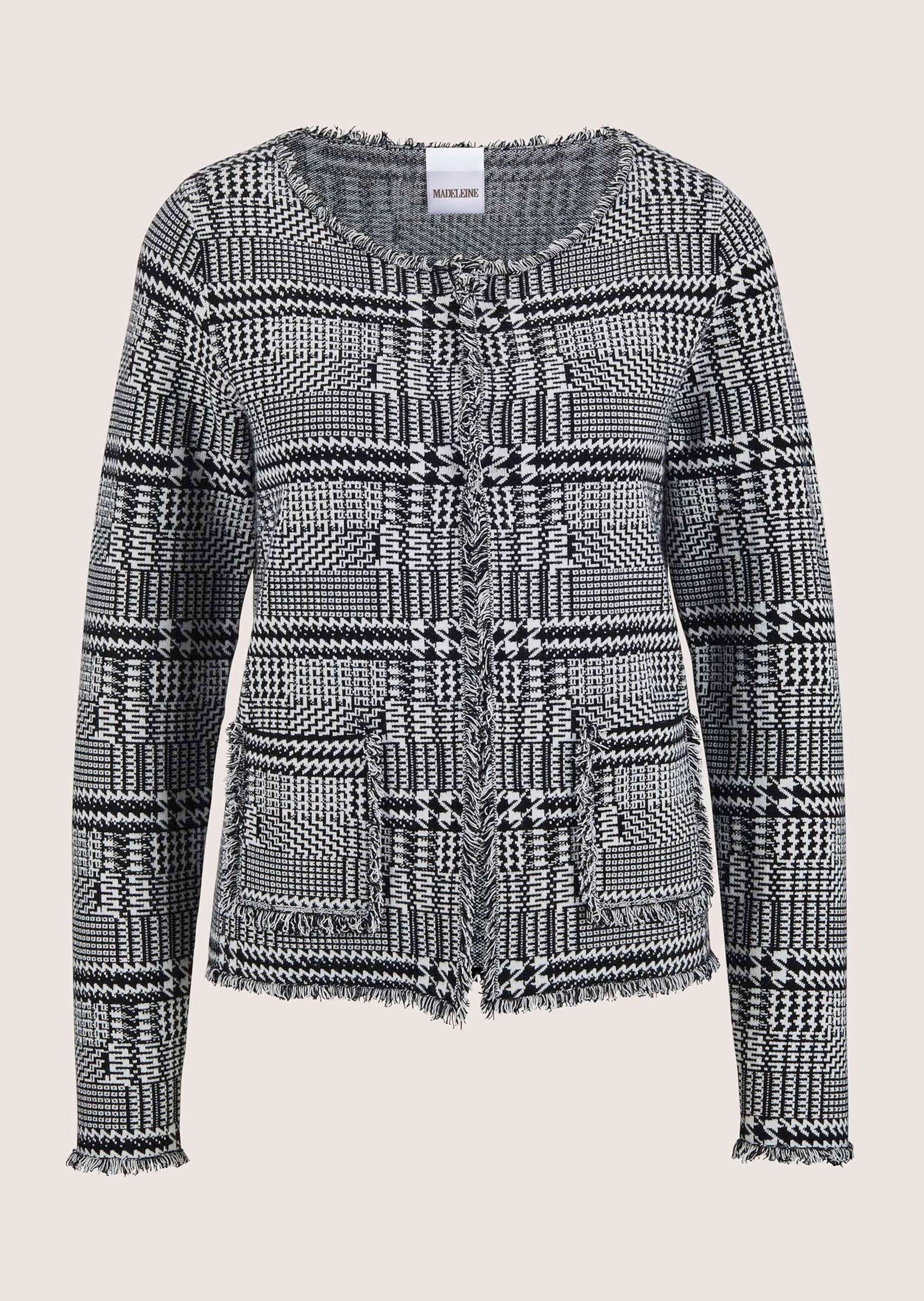 MADELEINE Strickjacke "Strickjacke Kurze Strickjacke in Tweed-Optik" günstig online kaufen