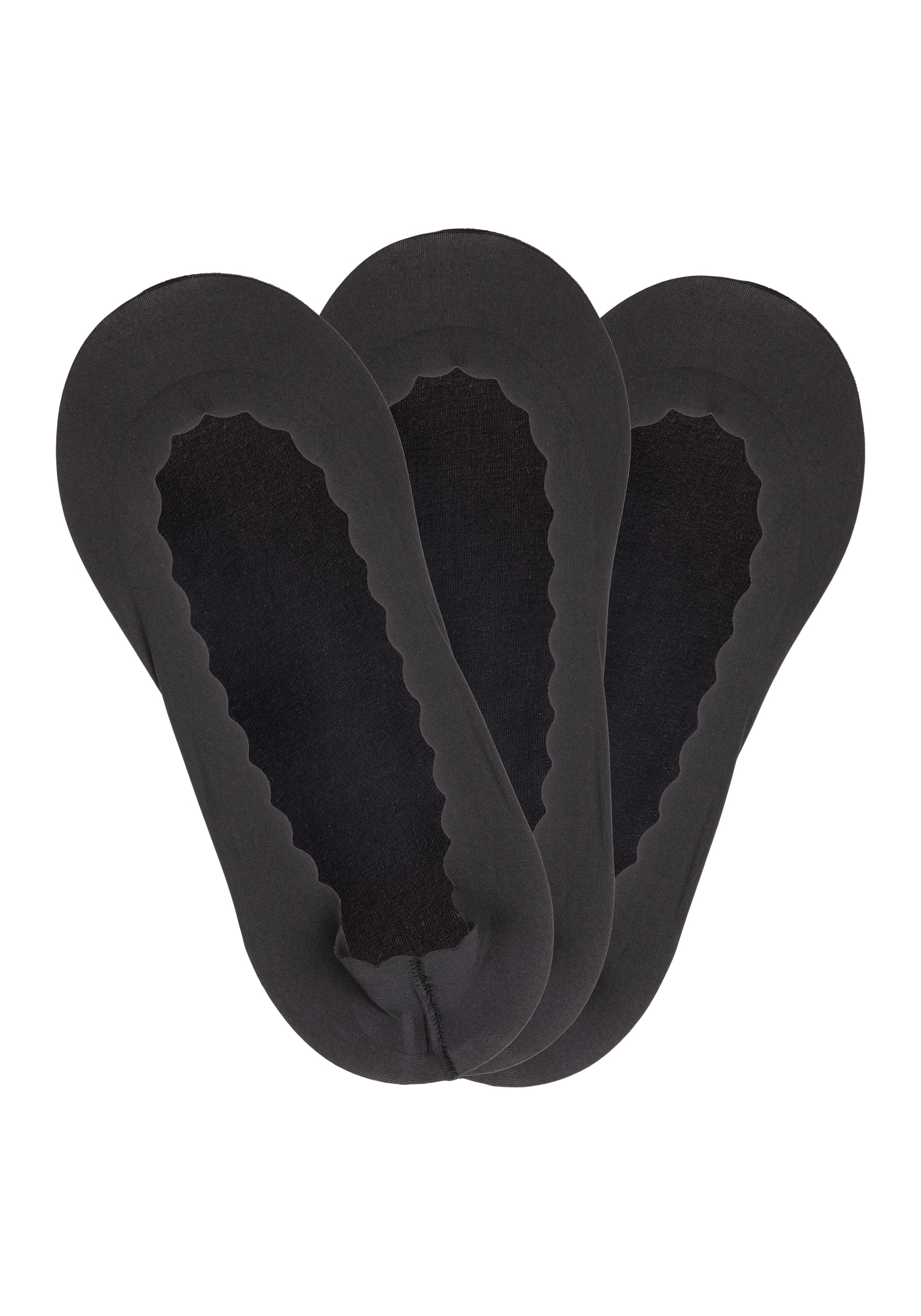 LASCANA Feinfüßlinge Packung, 3 Stk. tlg. nicht auftragend, mit Baumwollsoh günstig online kaufen